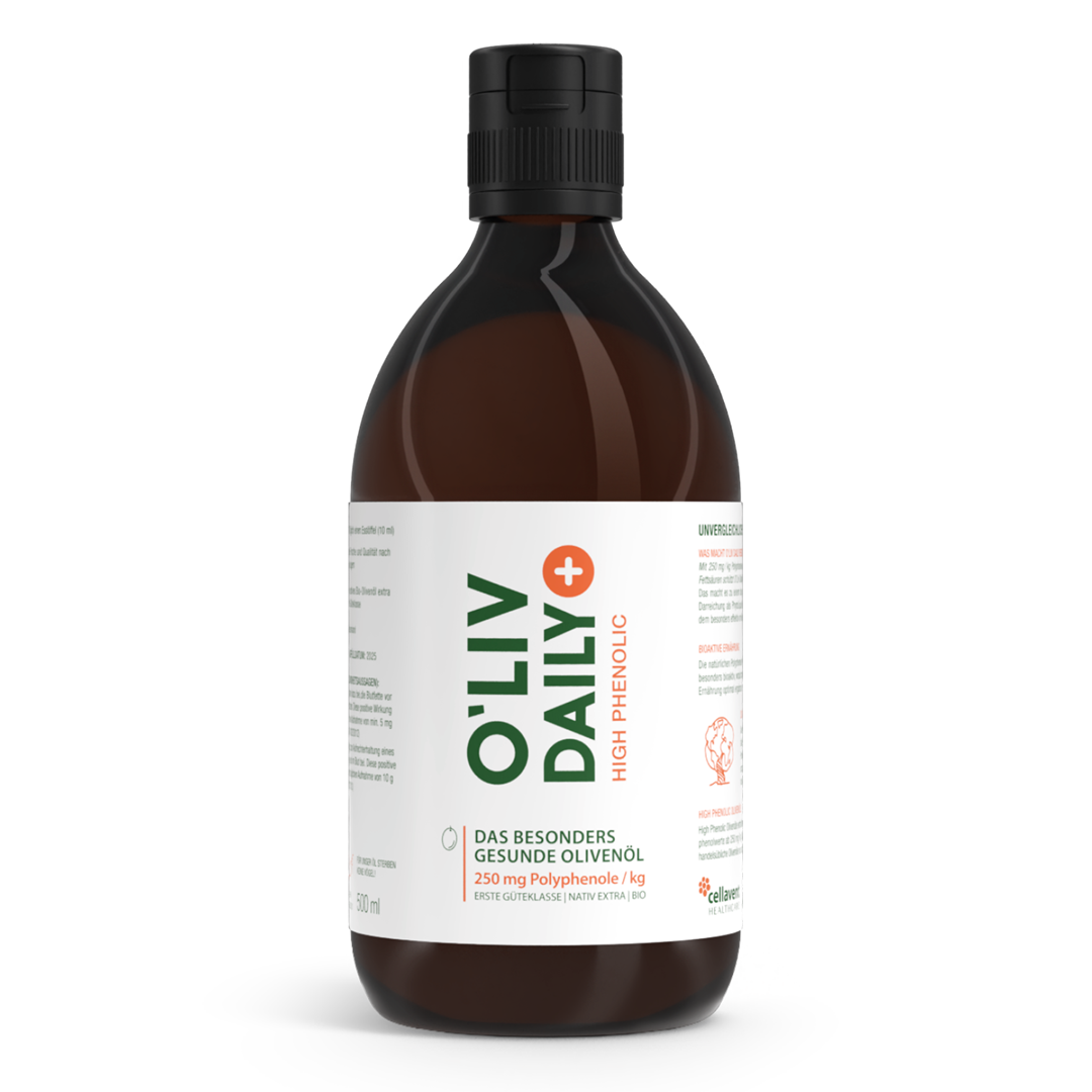 High Phenolic Olivenöl - O'Liv Daily - Cellavent Healthcare