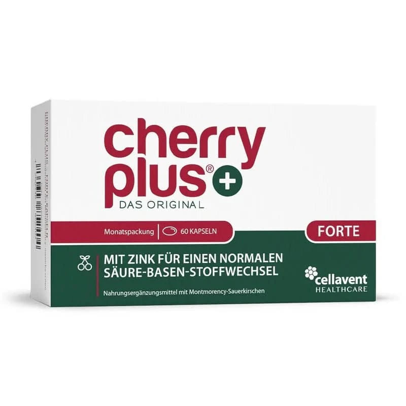 1 Monat Cherry PLUS Forte (60 Kapseln) - Cellavent Healthcare