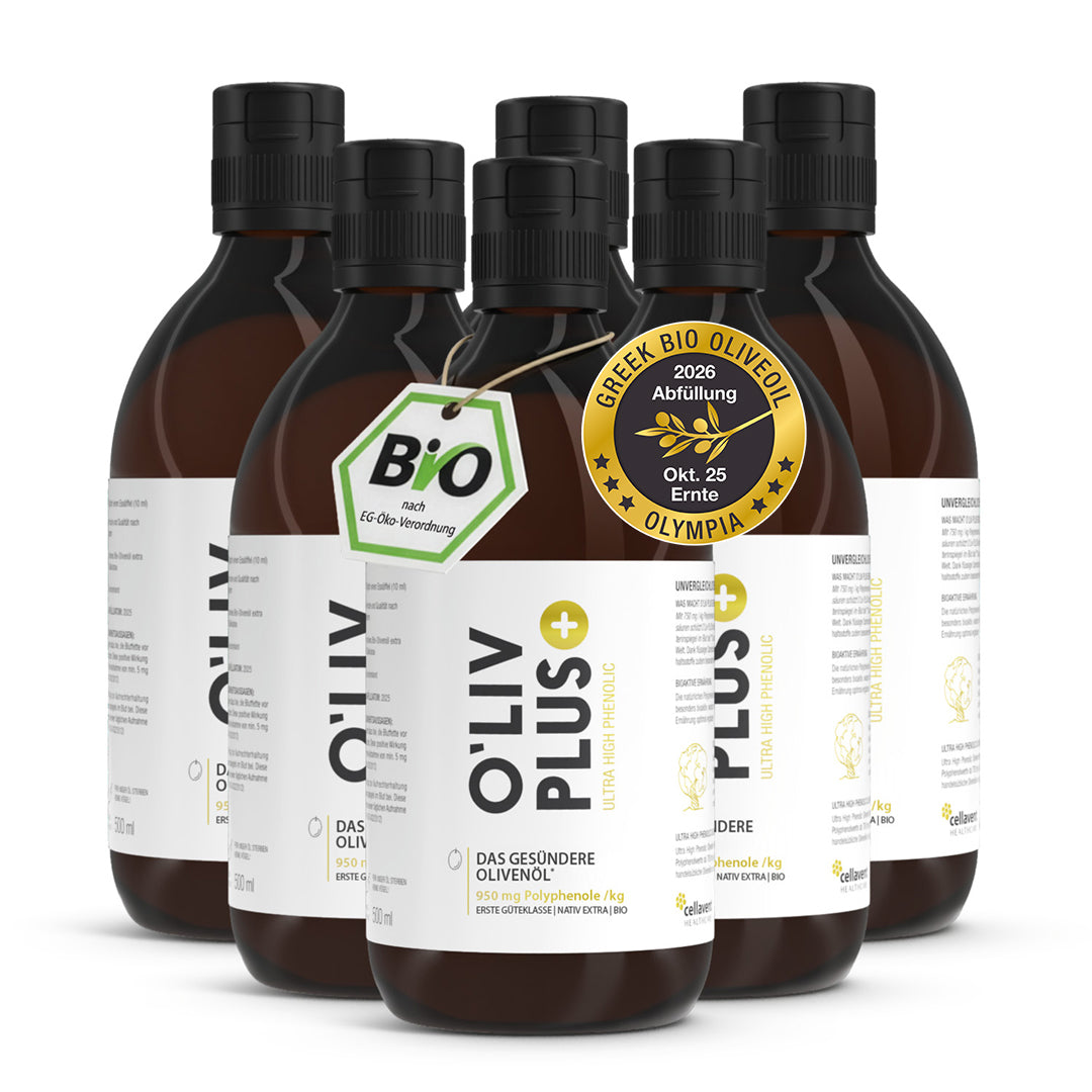 Ultra High Phenolic Olivenöl - O'Liv PLUS - Cellavent Healthcare