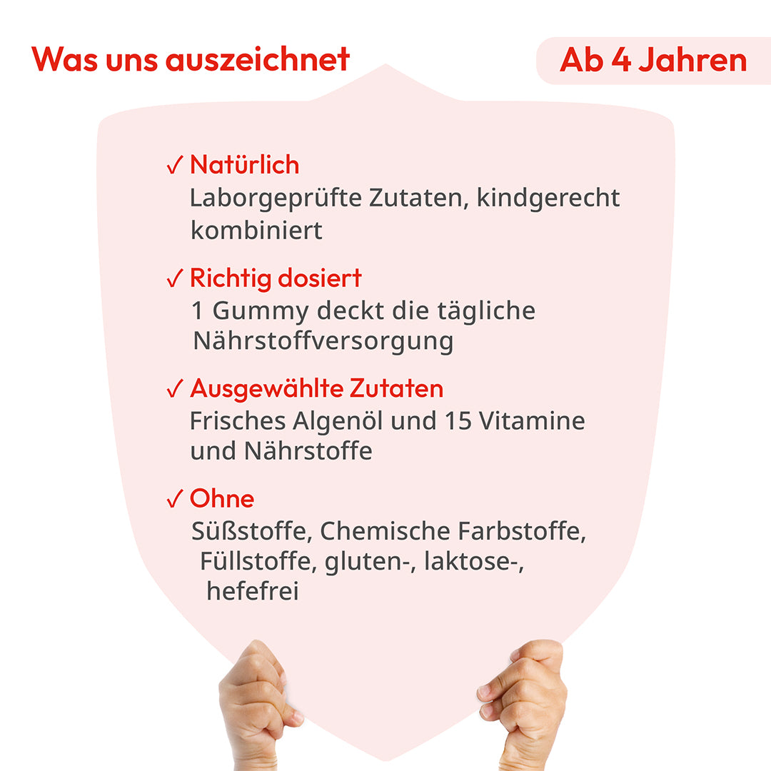 Multivitamin + Omega 3 Gummies - WHITE OMEGA Kids - Cellavent Healthcare