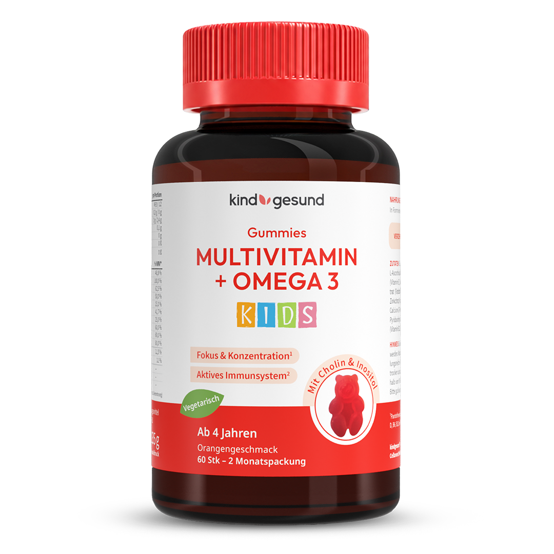 Multivitamin + Omega 3 Gummies - WHITE OMEGA Kids - Cellavent Healthcare