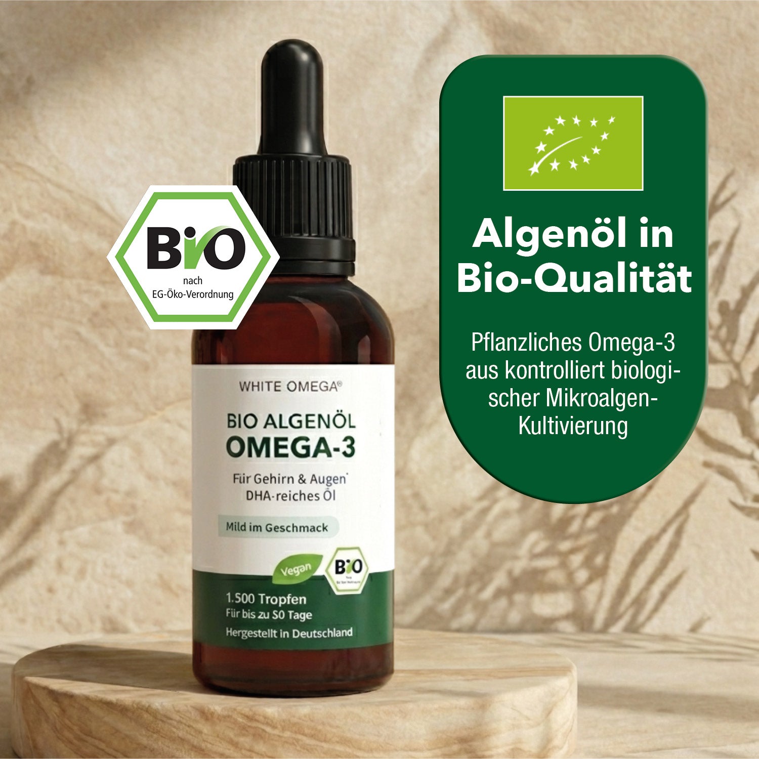 Bio Omega-3 Algenöl Tropfen