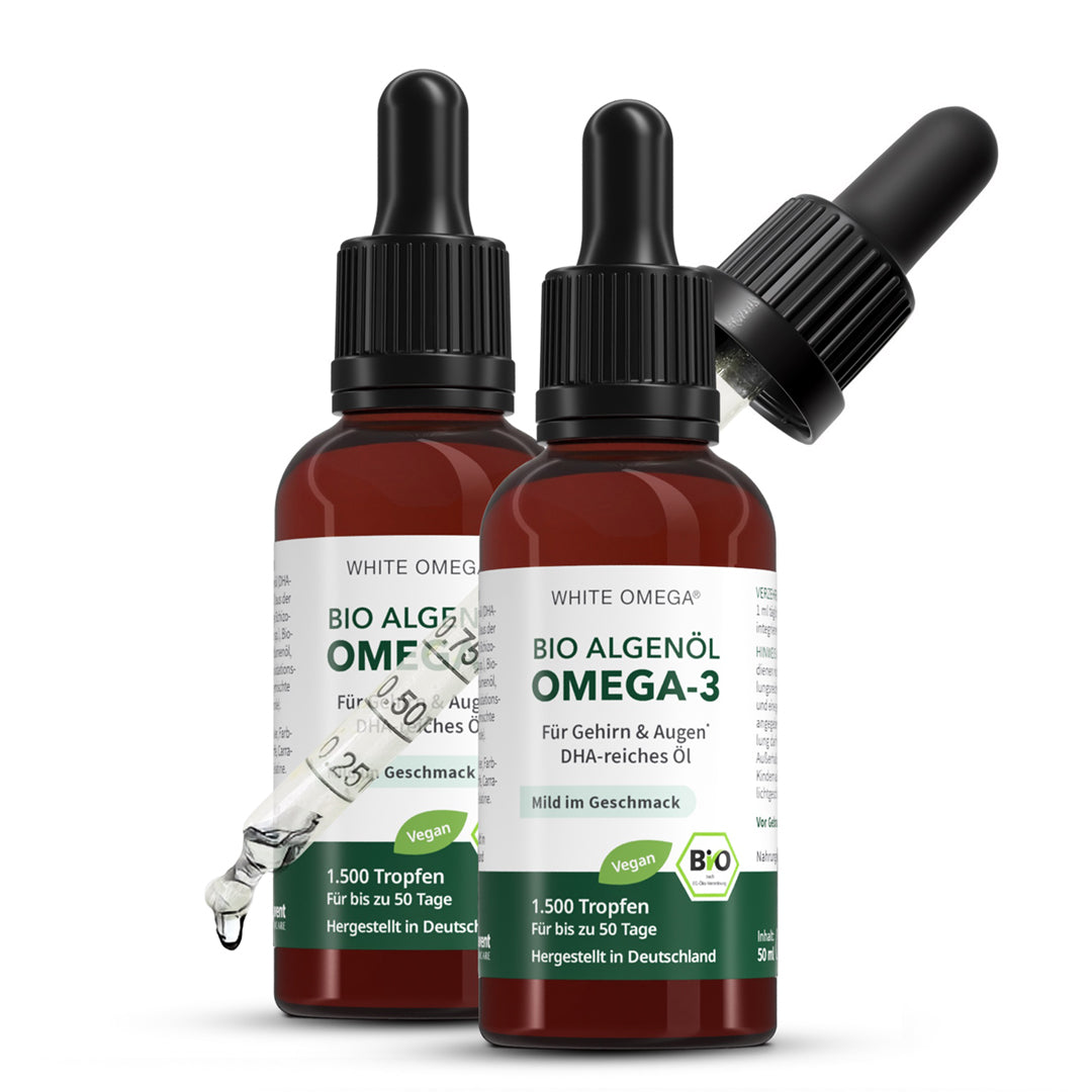 White Omega® Bio-Algenöl Tropfen