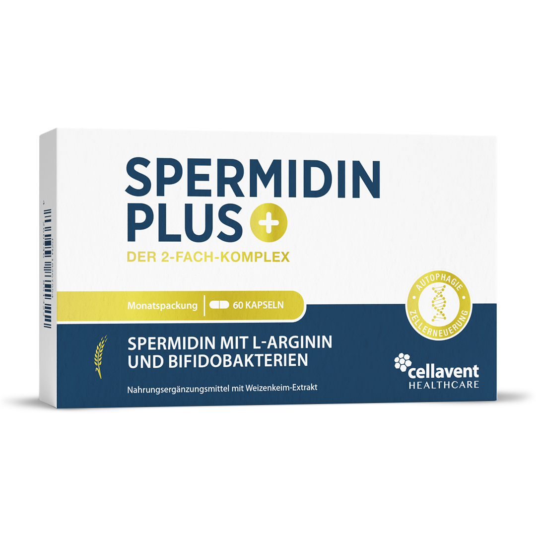 Capsules d'extrait de germe de blé à double complexe - Spermidine PLUS