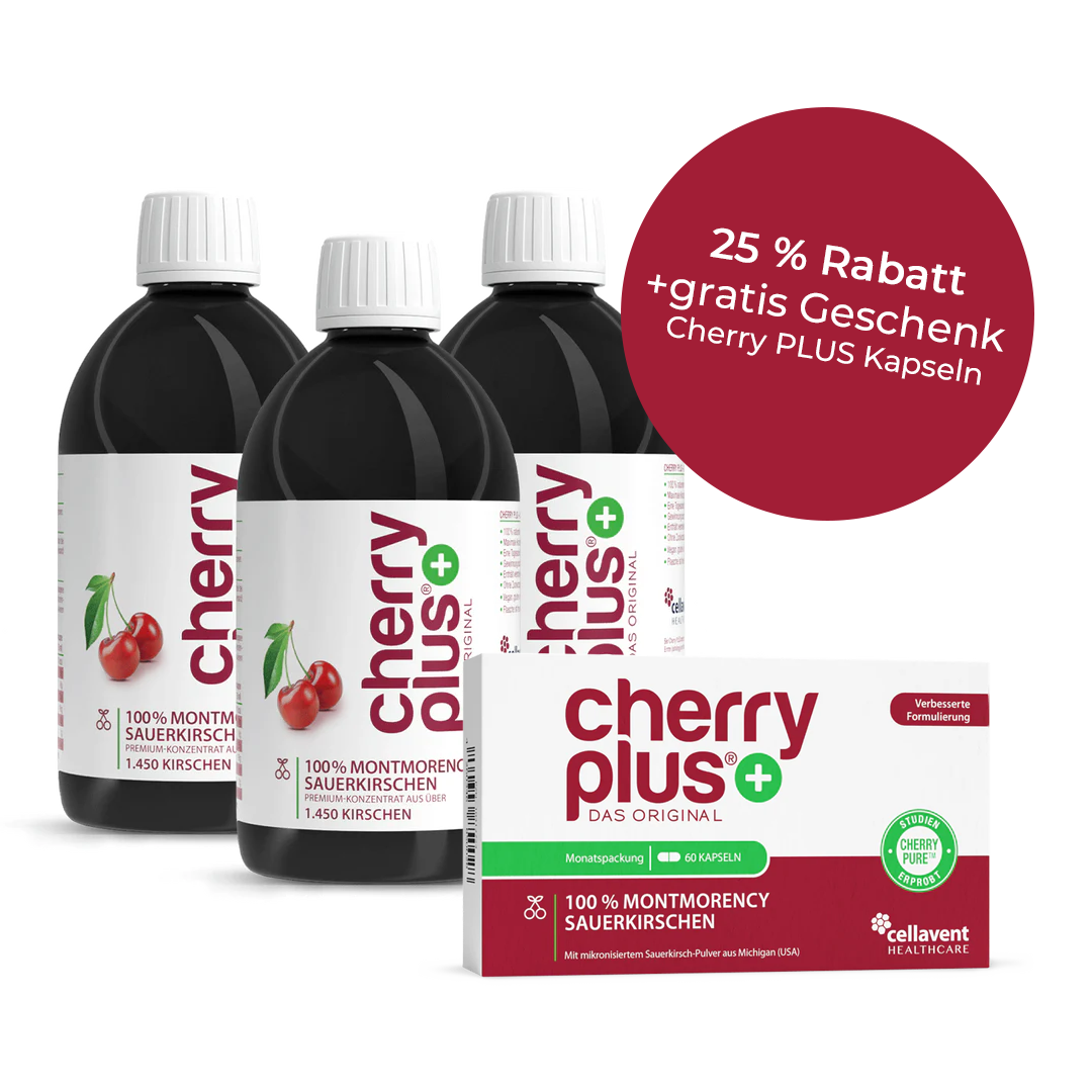1 Monat Cherry PLUS Konzentrat (500 ml)