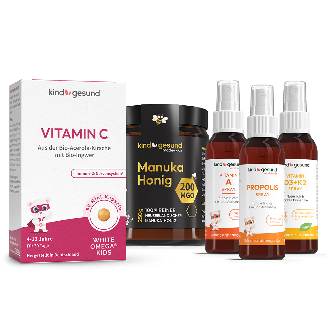 All-round Immune (Honey, Vitamins & Throat Spray)