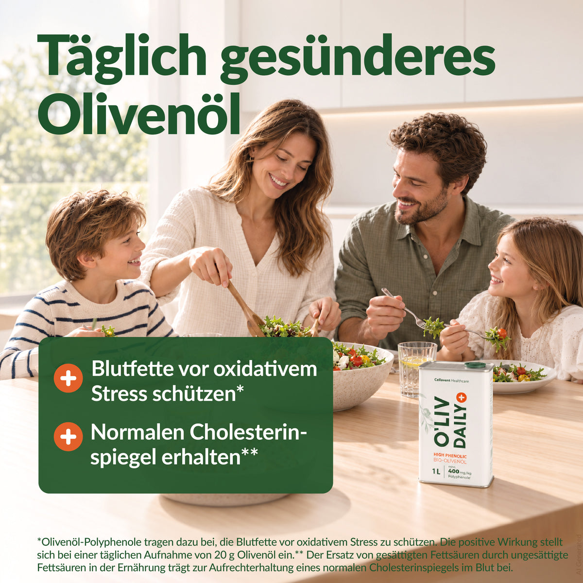 Huile d'olive à haute teneur en phénols - O'Liv Daily