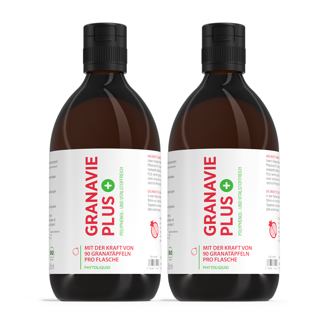 Bio Granatapfelsaft Konzentrat - Granavie PLUS - Cellavent Healthcare