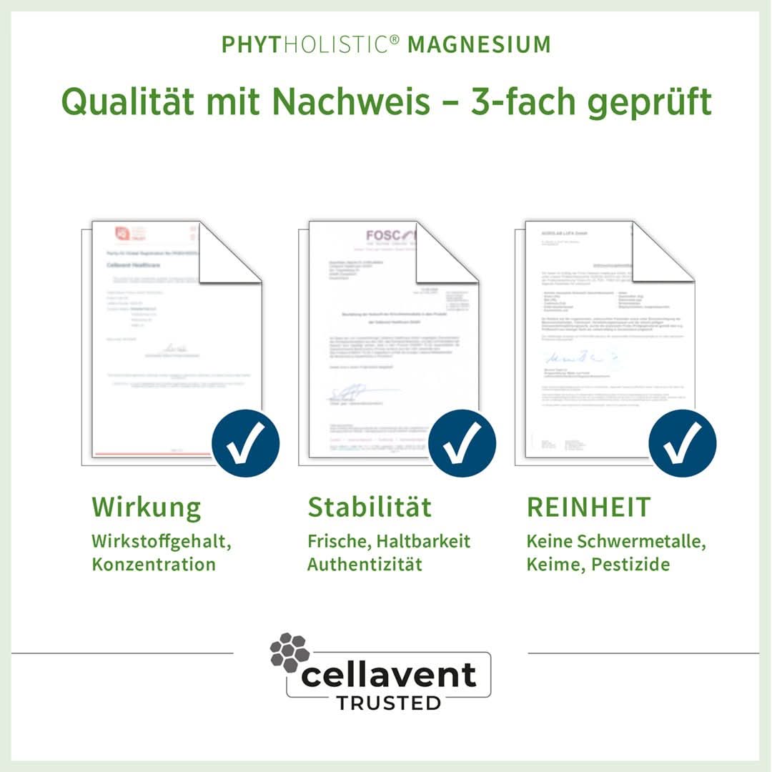 Bio Magnesium Tabletten - Phytholistic Magnesium - Cellavent Healthcare