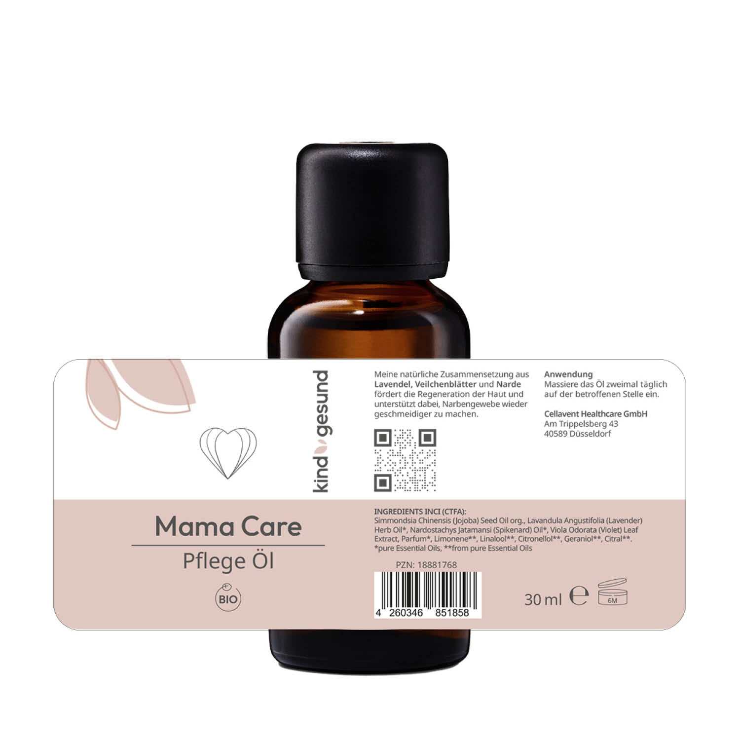 Bio - Mama Care Körperöl - Cellavent Healthcare