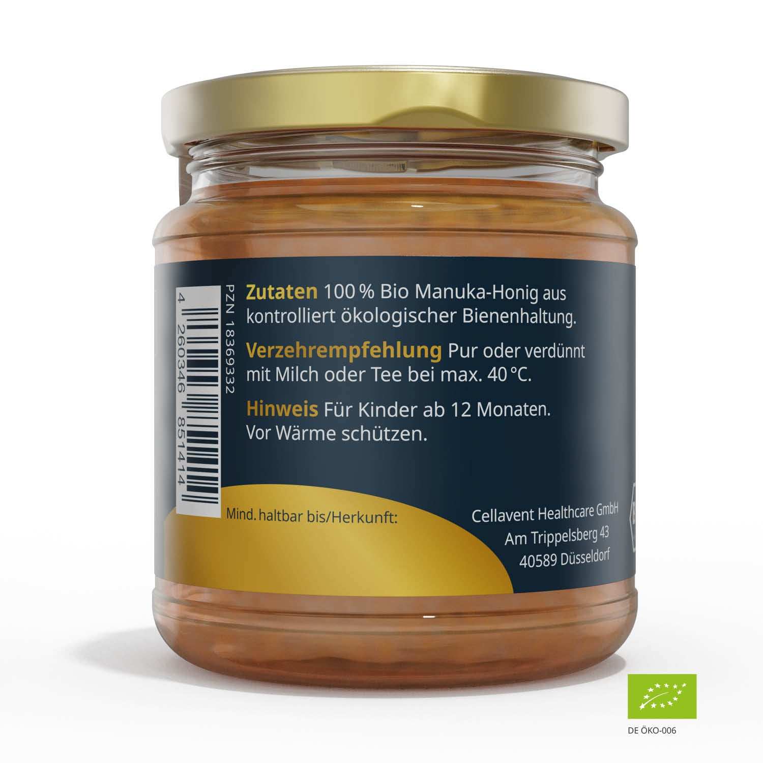 Bio - Manuka Honig für Kinder 200 MGO - Cellavent Healthcare