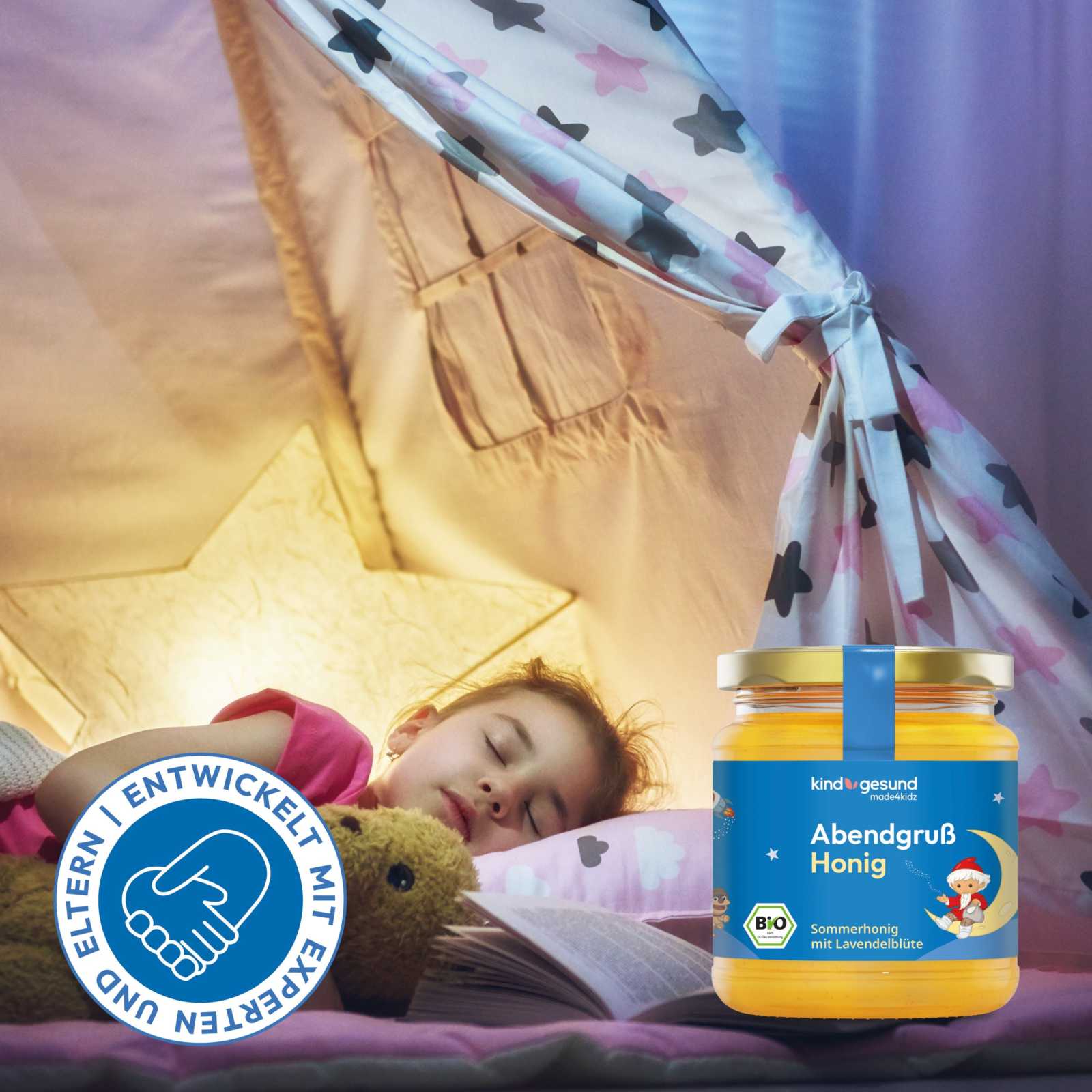 Bio - Sandmännchen Abendgruß Honig für Kinder - Cellavent Healthcare