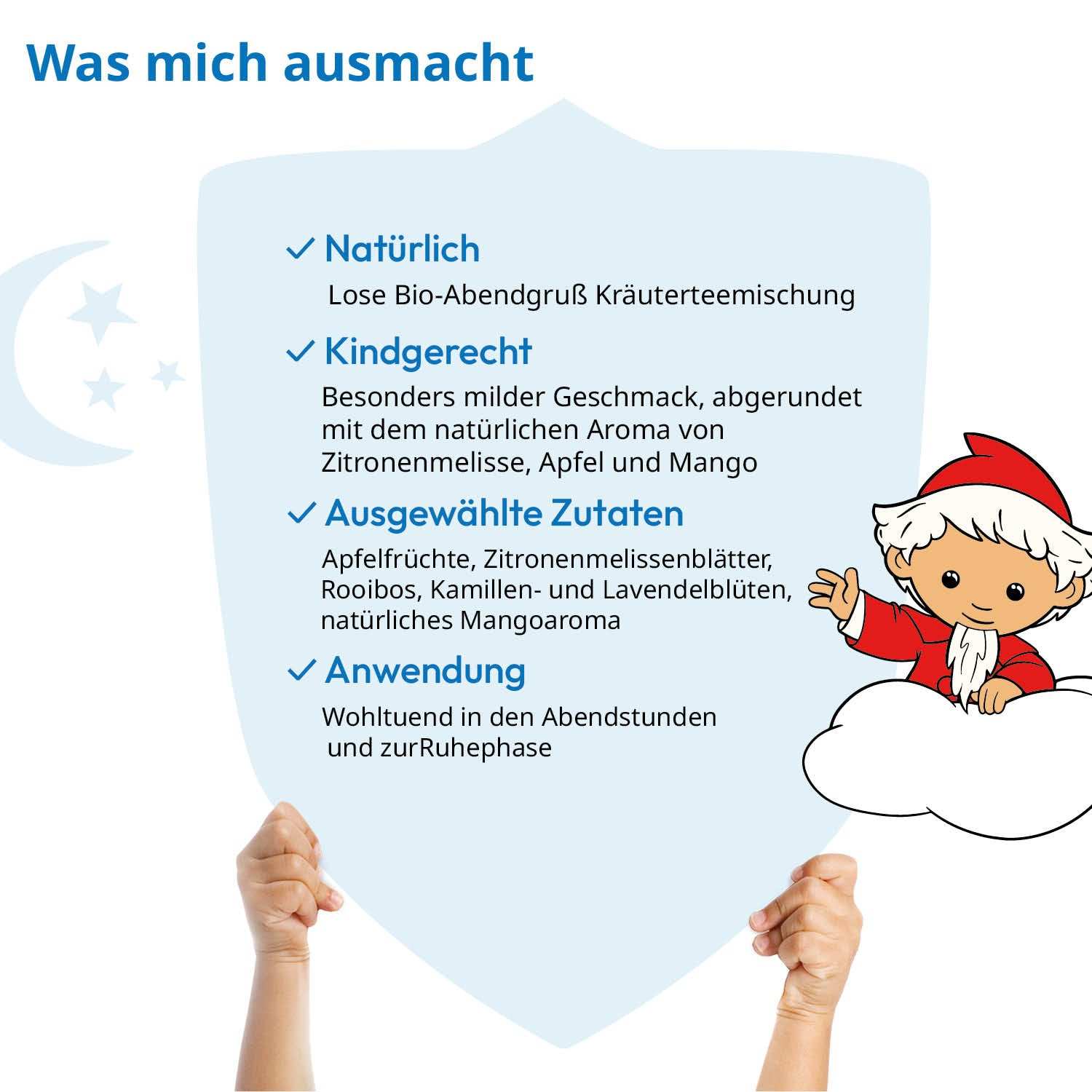 Bio - Sandmännchen Abendgruß Tee für Kinder - Cellavent Healthcare