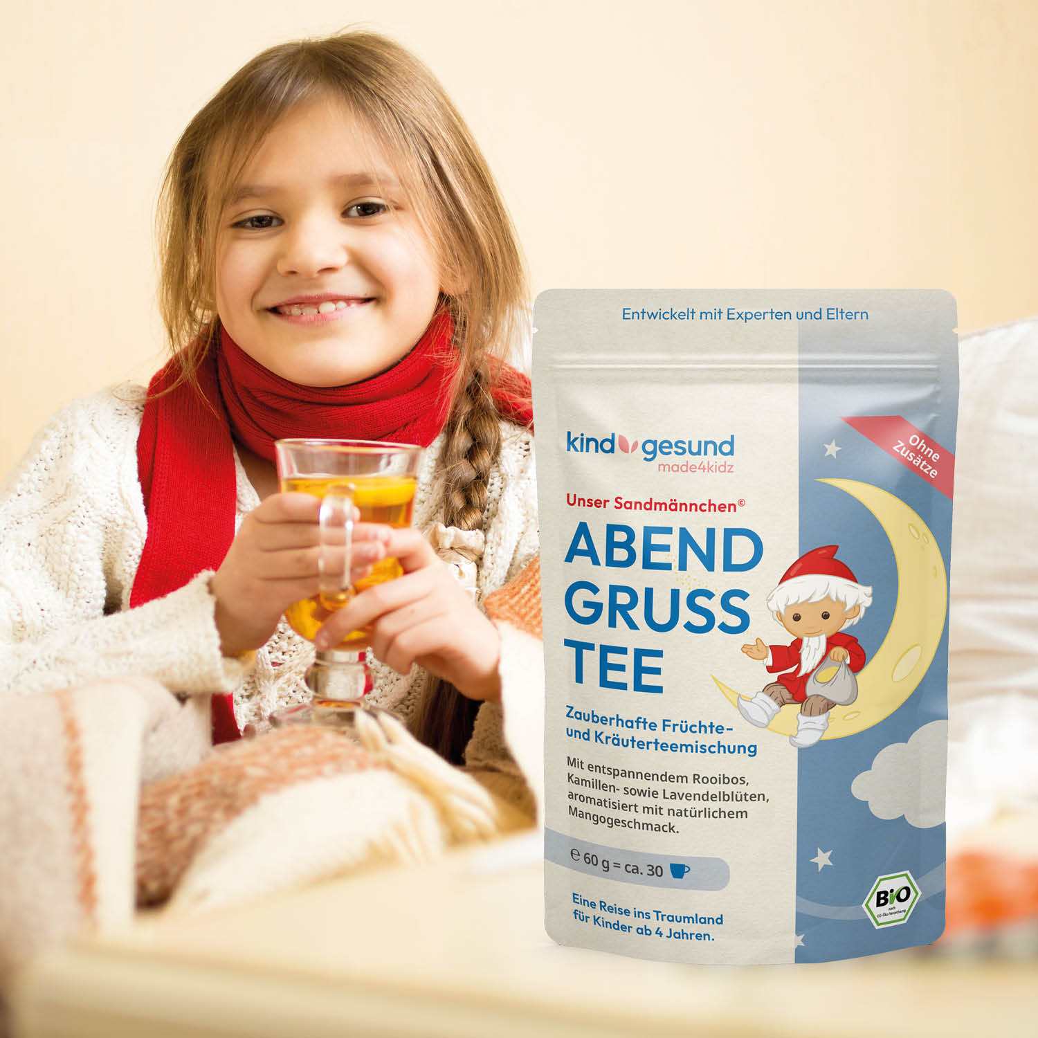 Bio - Sandmännchen Abendgruß Tee für Kinder - Cellavent Healthcare