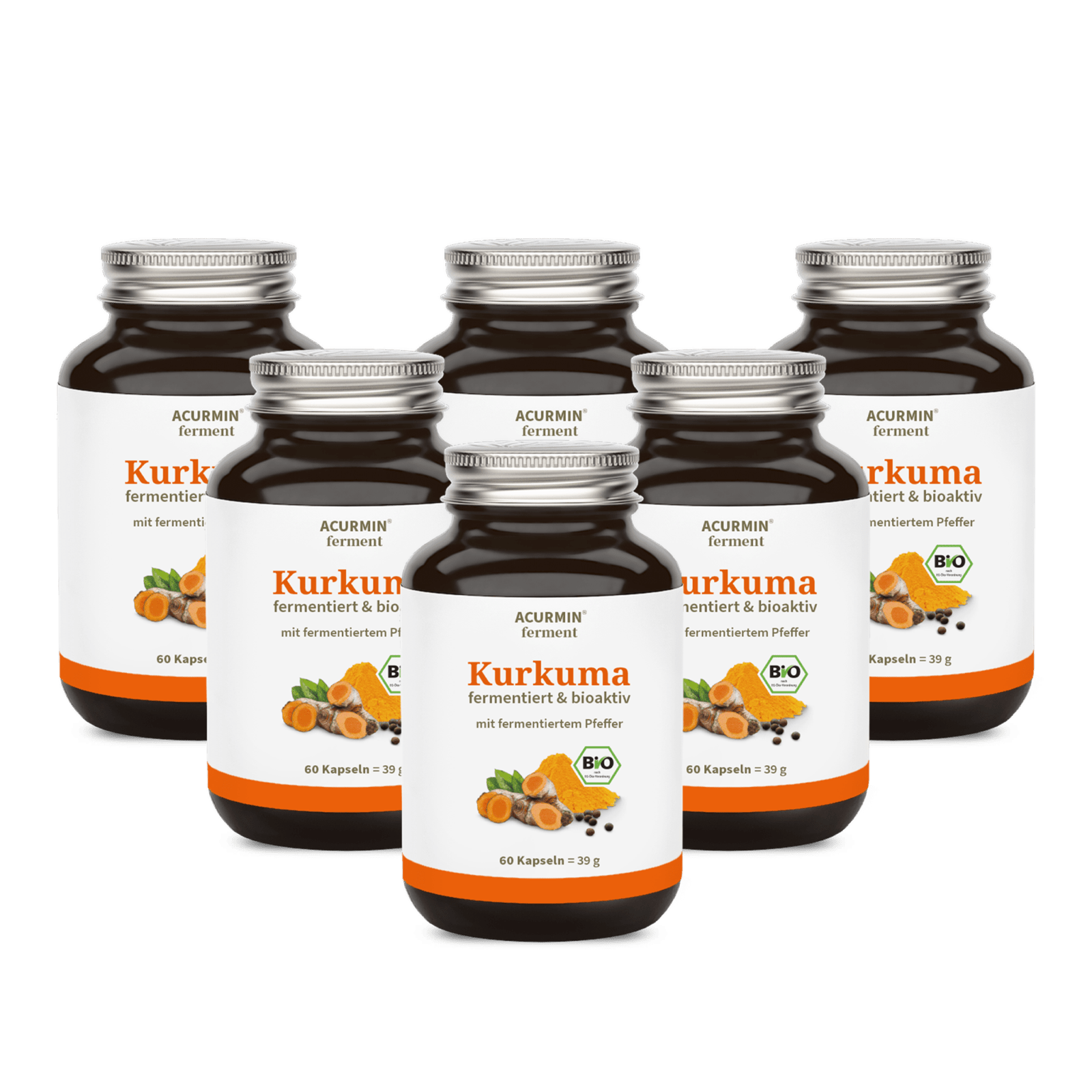 Bioaktive Kurkuma Kapseln – fermentiert & bio - zertifiziert – Acurmin ferment - Cellavent Healthcare