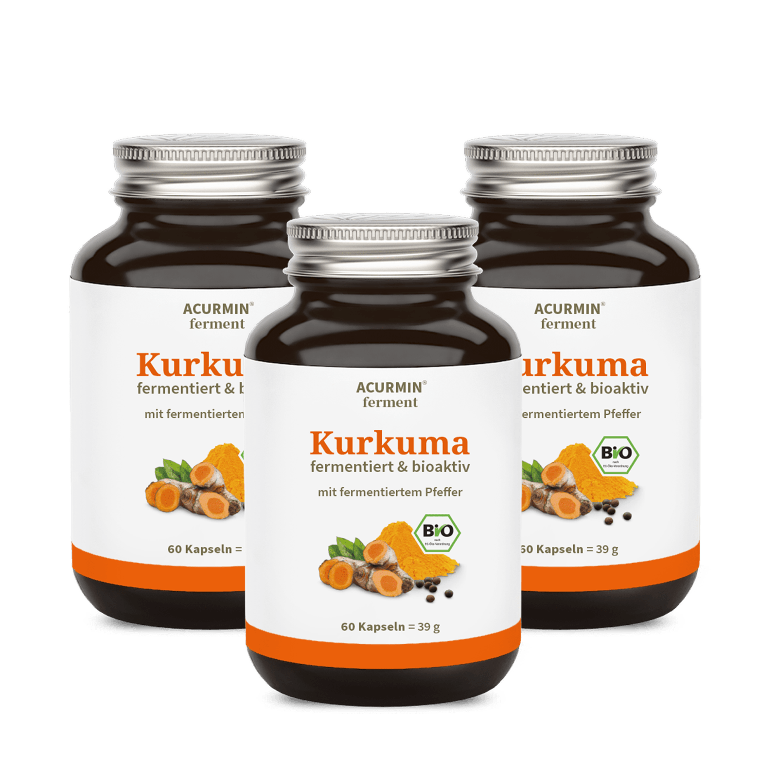 Bioaktive Kurkuma Kapseln – fermentiert & bio - zertifiziert – Acurmin ferment - Cellavent Healthcare