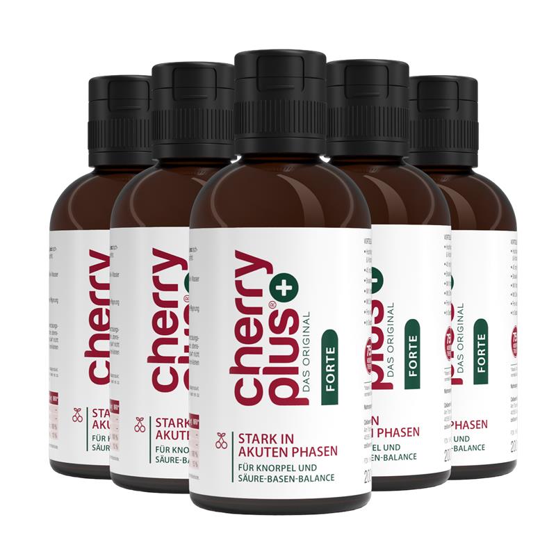 Cherry PLUS Forte Konzentrat - Hochkonzentriertes Sauerkirsch Konzentrat mit Vitamin C und Zink - Cellavent Healthcare