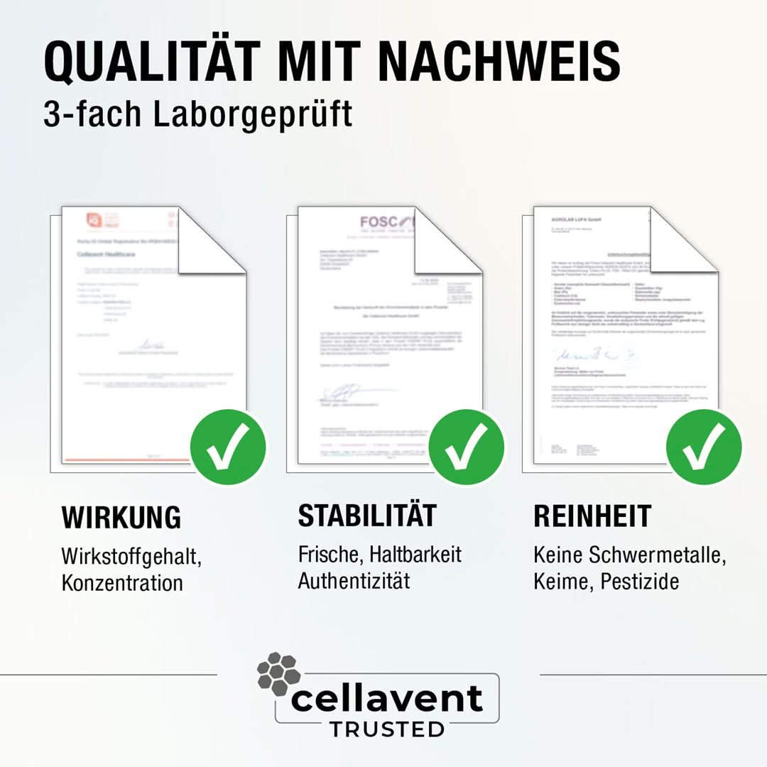 Der Melatoninkomplex - Melatonin - Spray mit Pflanzen - Extrakten - Melavent PLUS - Cellavent Healthcare