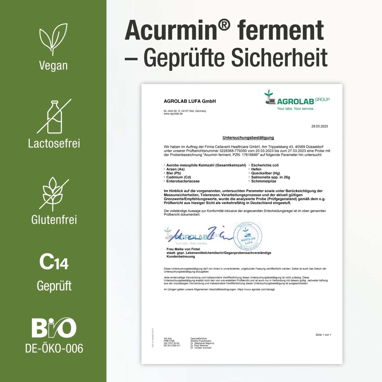 Fermentiertes Bio Kurkuma - Pulver – Acurmin ferment - Cellavent Healthcare