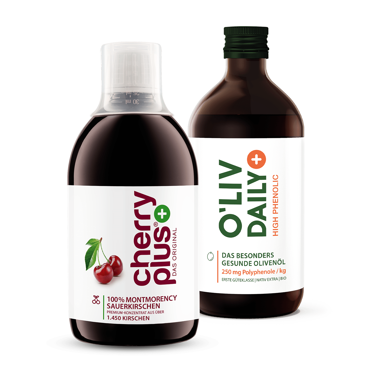 Gesundheit verschenken - Cherry PLUS + O'Liv Daily - Cellavent Healthcare