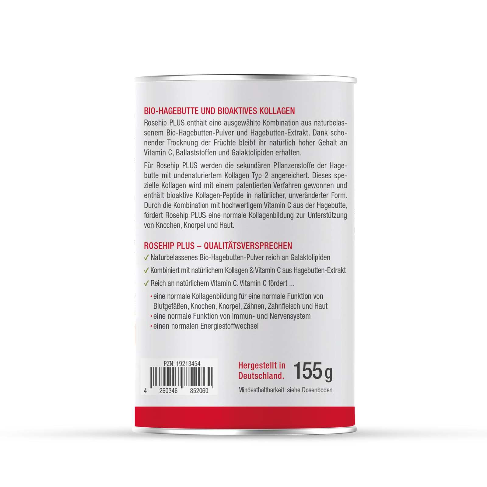 Hagebuttenpulver und Extrakt mit hochwertigen Kollagen Typ 2 – Rosehip PLUS - Cellavent Healthcare
