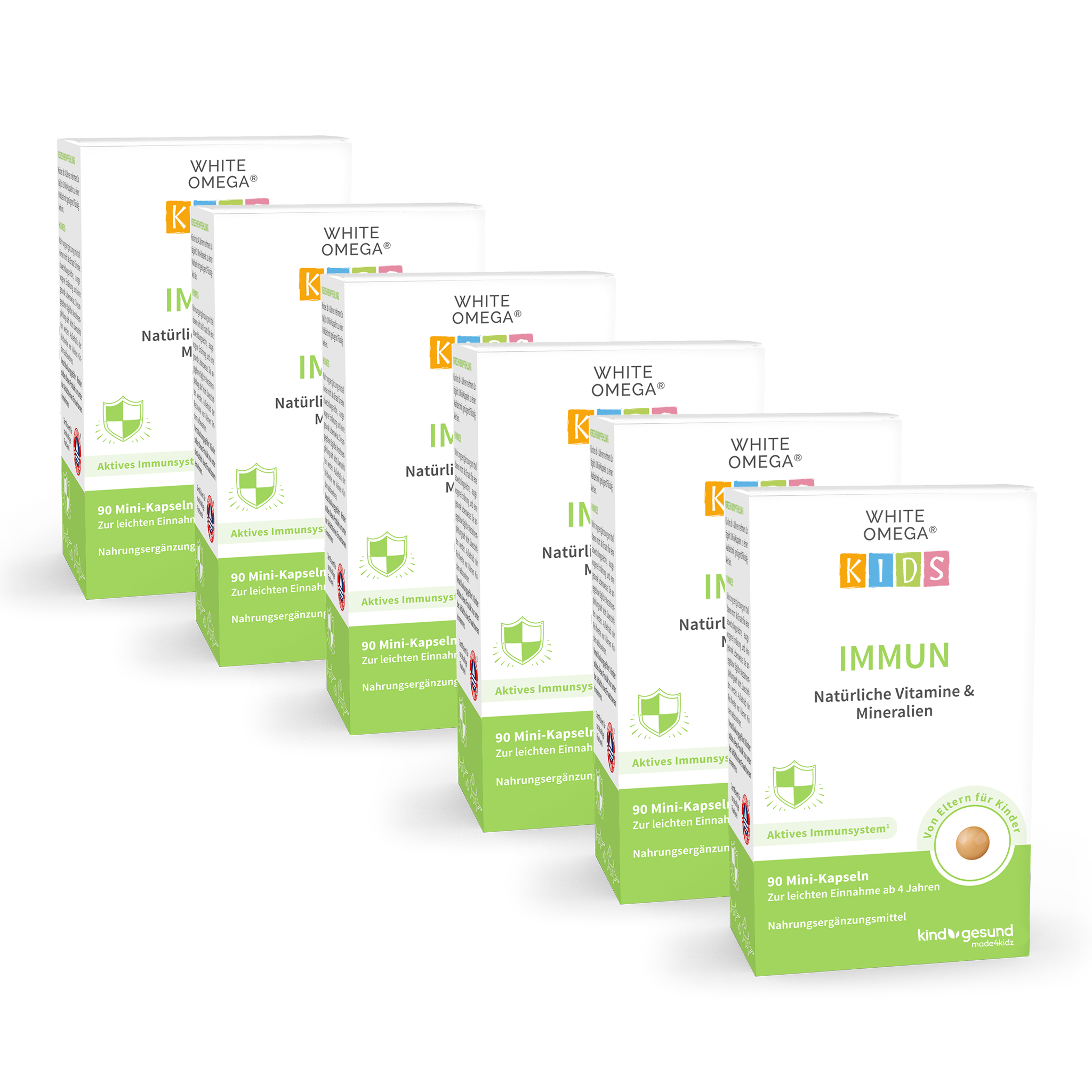 Vitamine für Kinder Immunsystem - WHITE OMEGA® Kids Immun