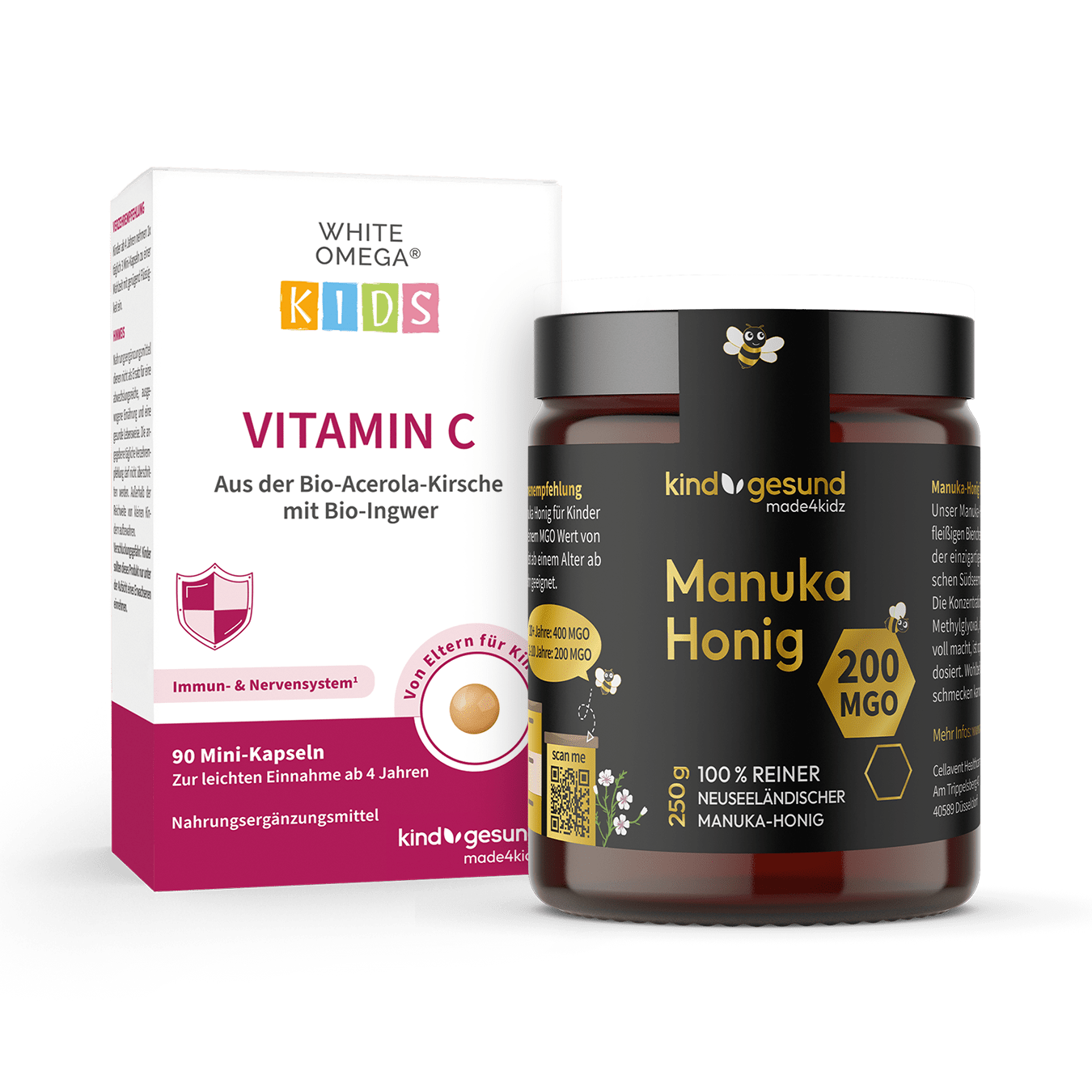 Kids Manuka & Vitamin C Bundle - Cellavent Healthcare