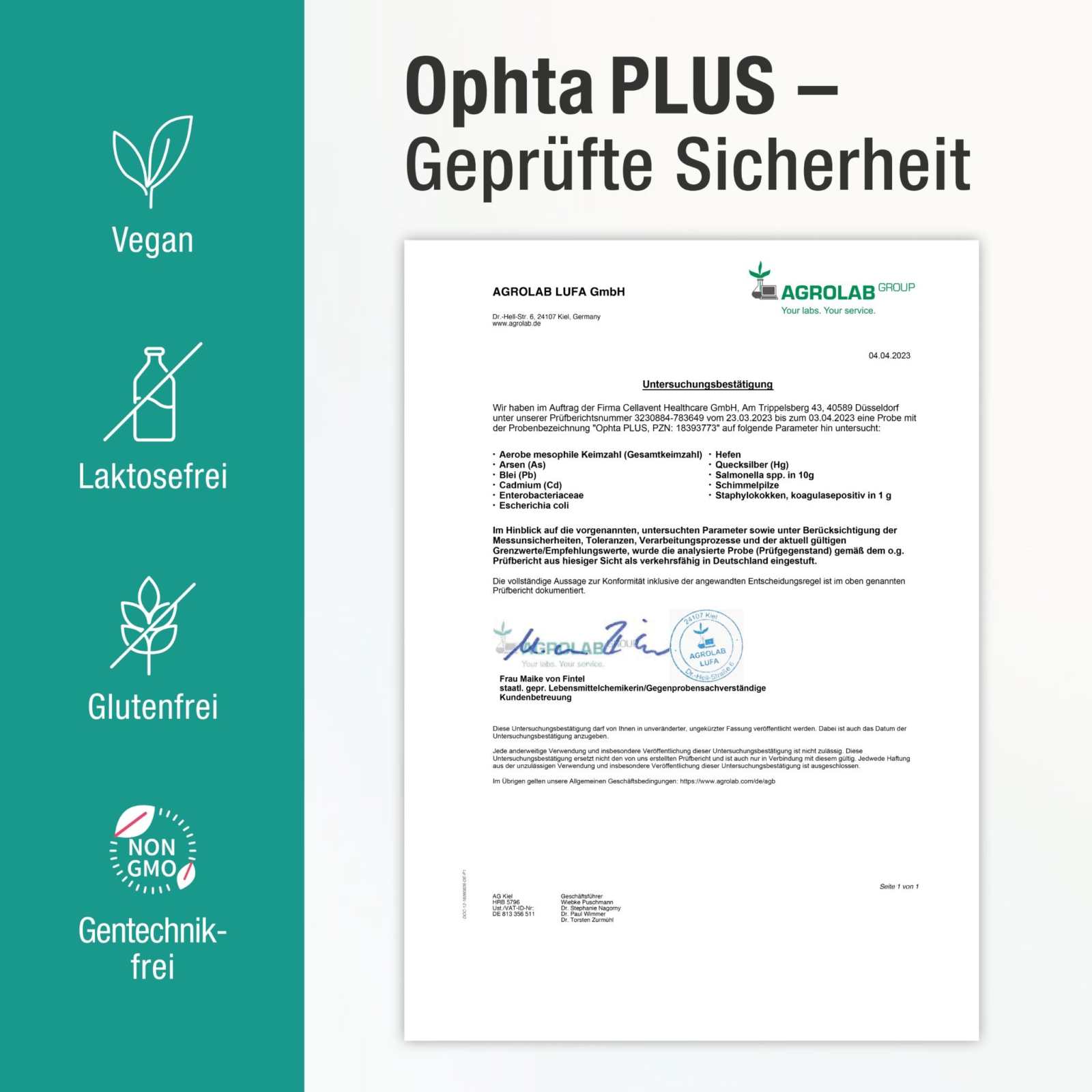 Lutein & Zeaxanthin Kapseln – Ophta PLUS Der Augenkomplex - Cellavent Healthcare