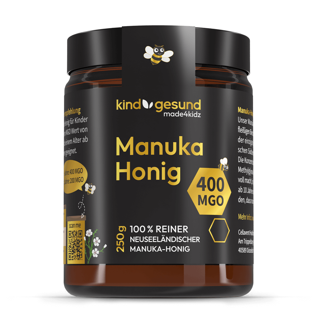 Manuka Honig für Kinder 400 MGO - Cellavent Healthcare