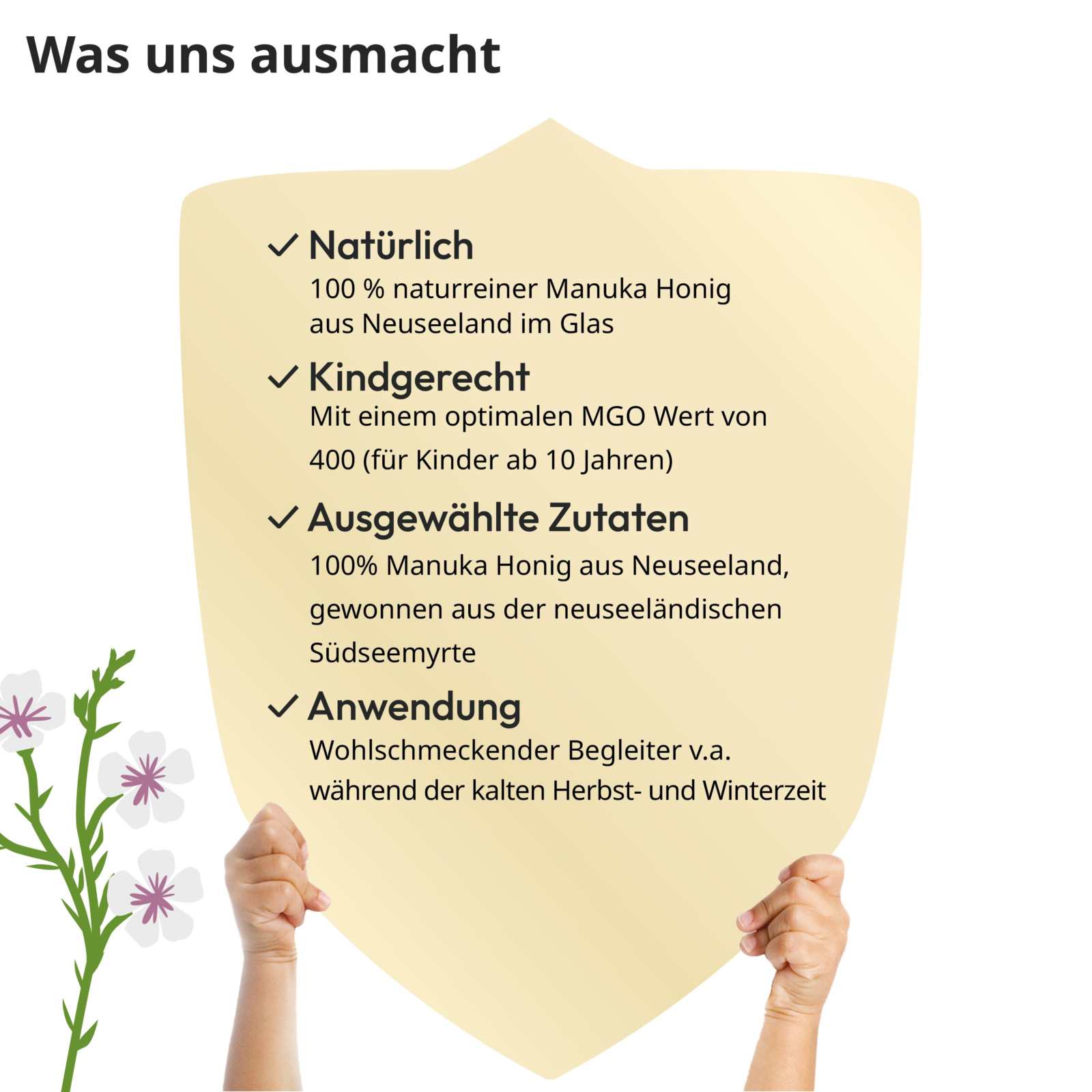 Manuka Honig für Kinder 400 MGO - Cellavent Healthcare