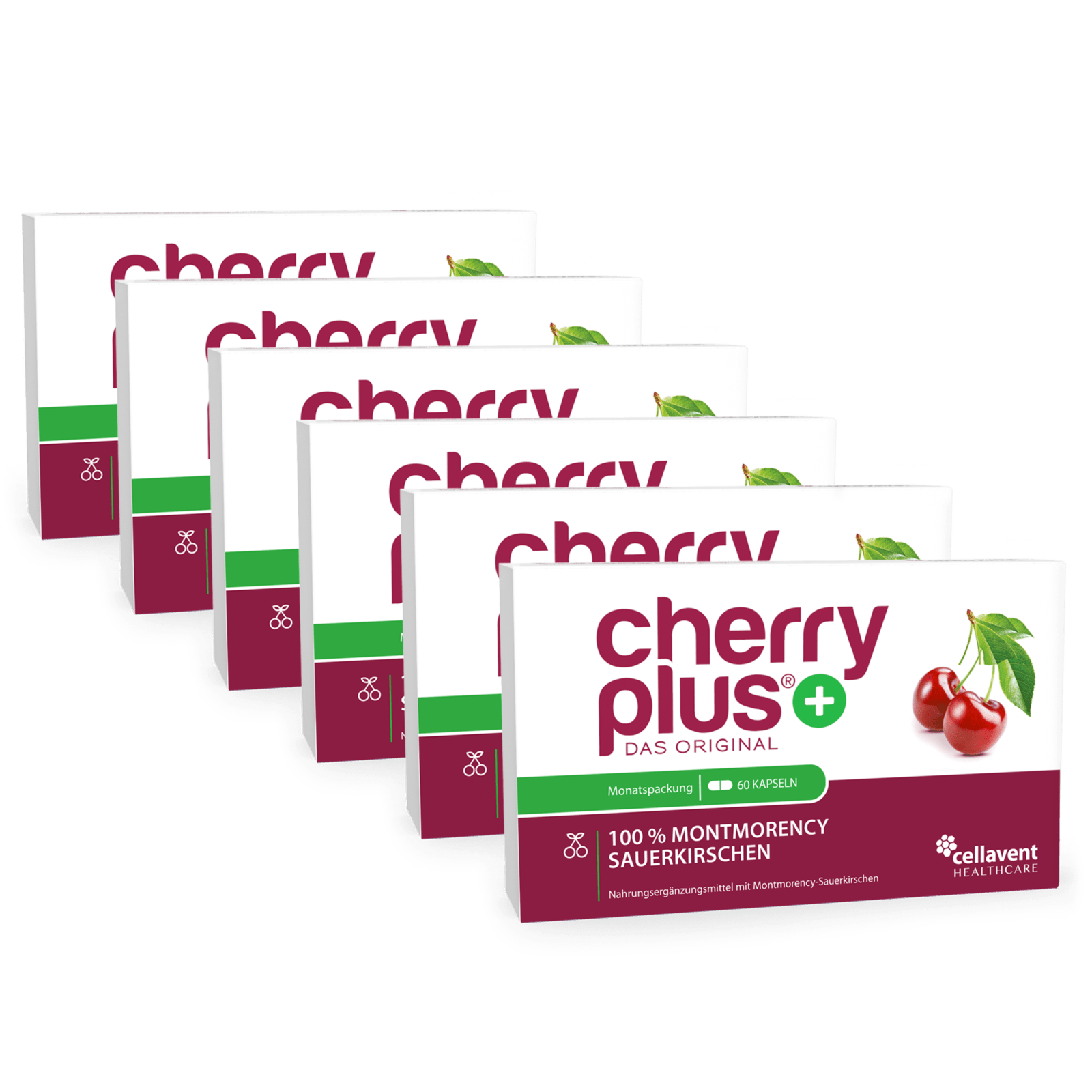 Montmorency Sauerkirsche Kapseln - Cherry PLUS - Cellavent Healthcare