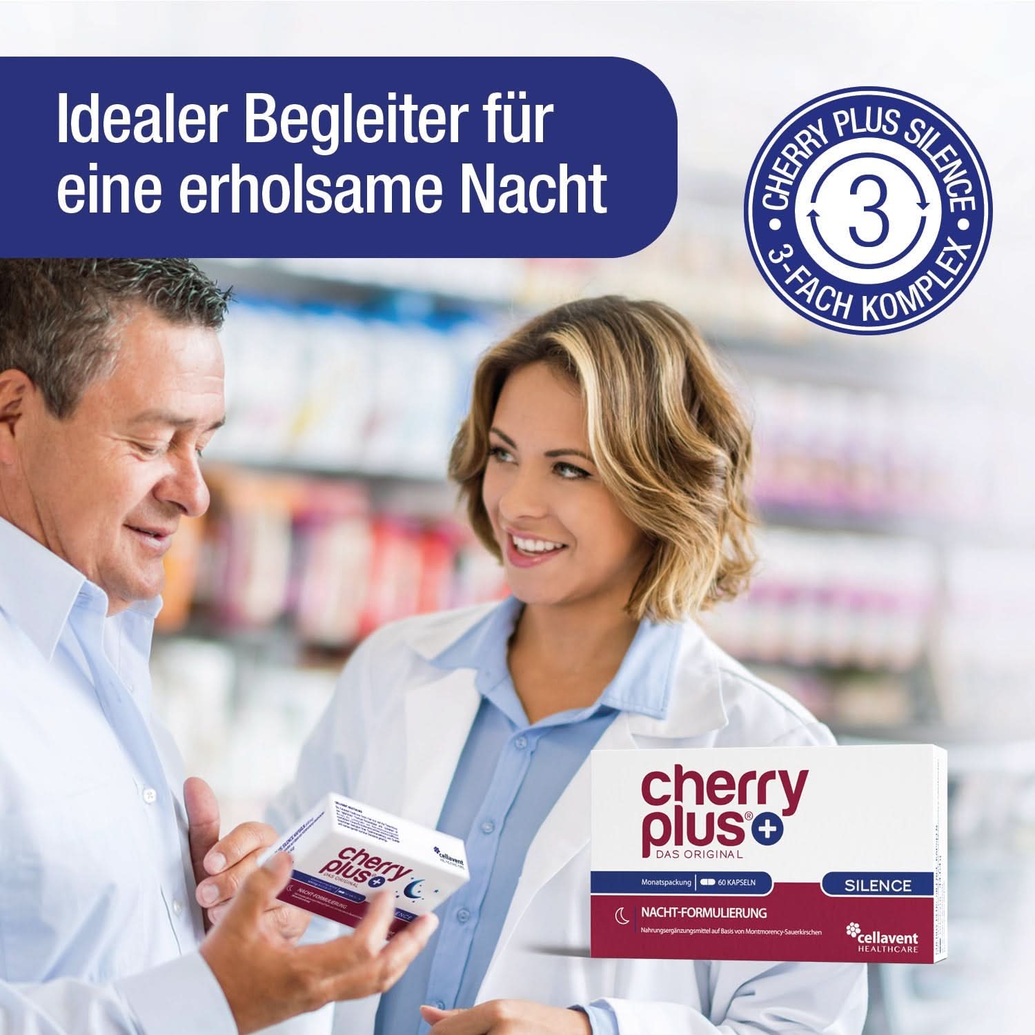 Montmorency Sauerkirsche Nachtformulierung - Cherry PLUS Silence - Cellavent Healthcare