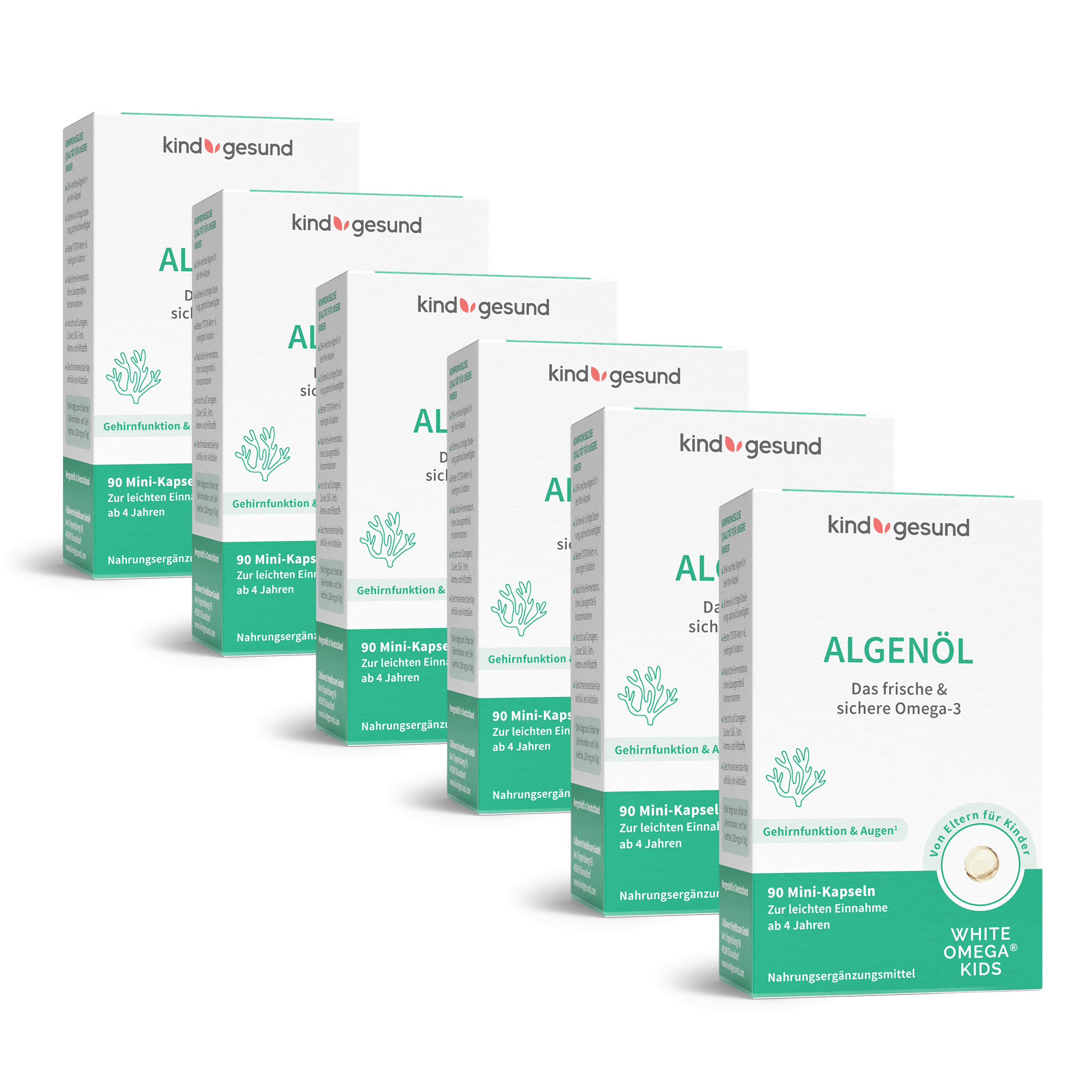 Omega - 3 Algenöl für Kinder, vegan - Cellavent Healthcare