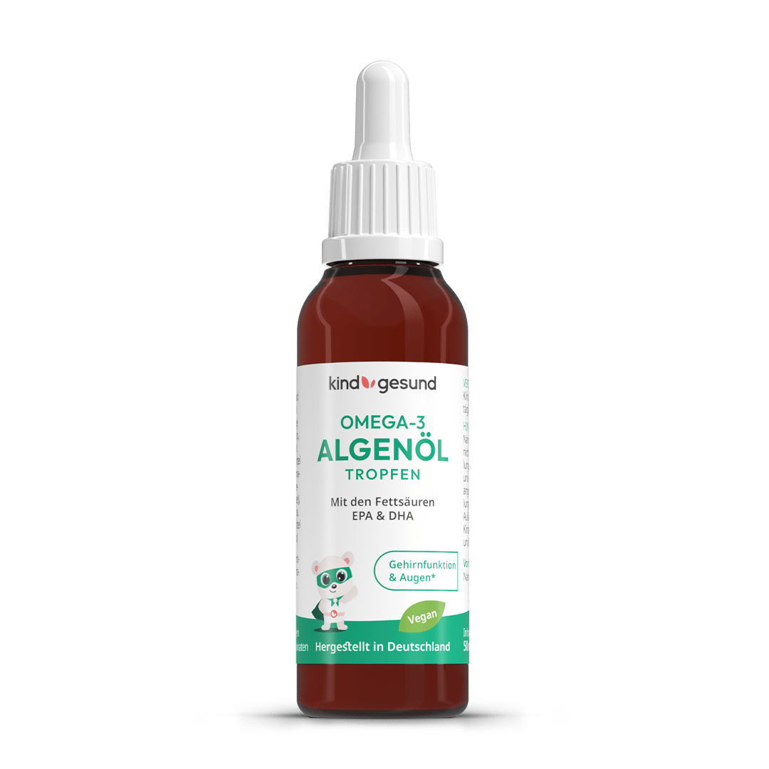 Omega - 3 Algenöl Kinder Tropfen - Cellavent Healthcare