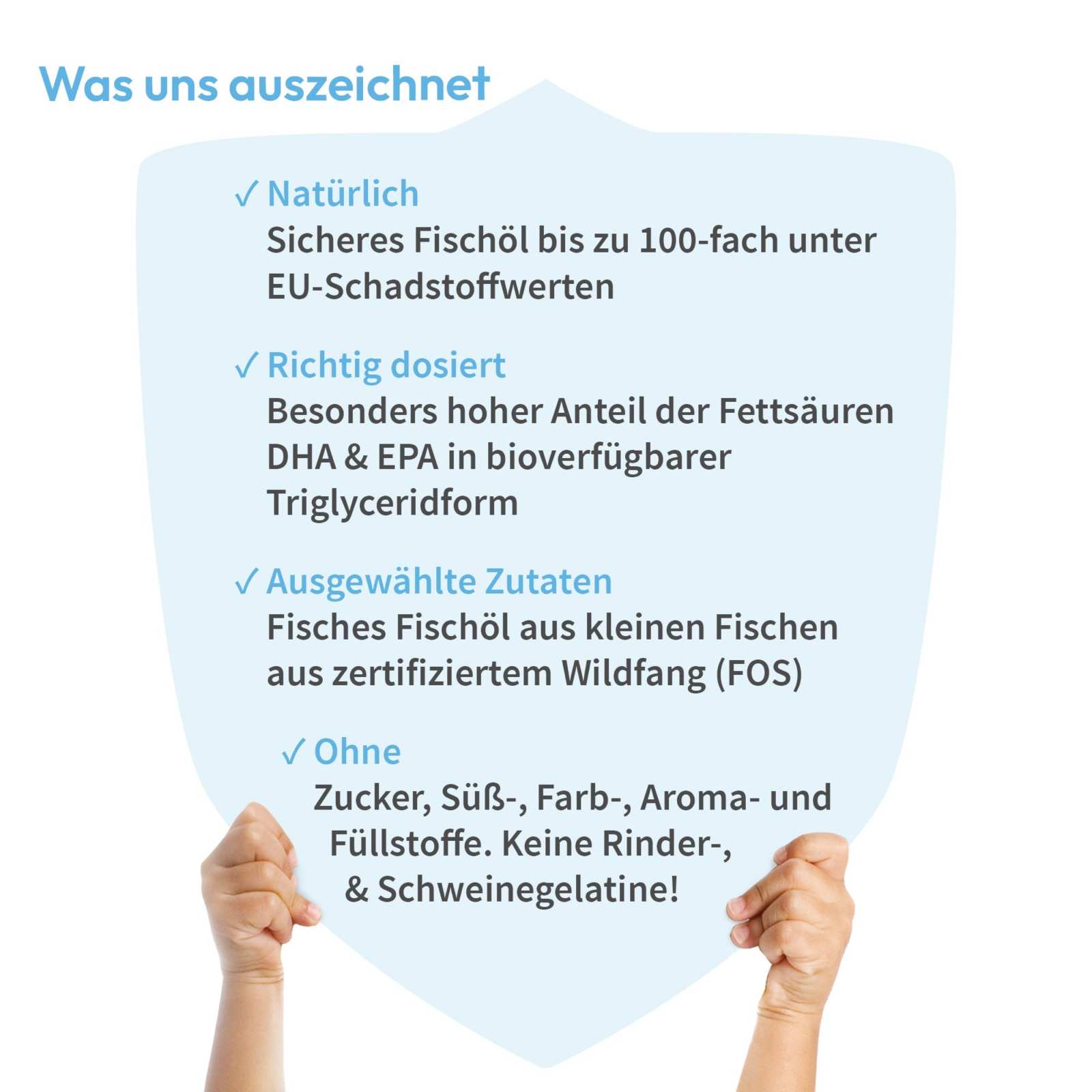 Omega 3 für Kinder - Fischölkapseln - WHITE OMEGA Kids - Cellavent Healthcare