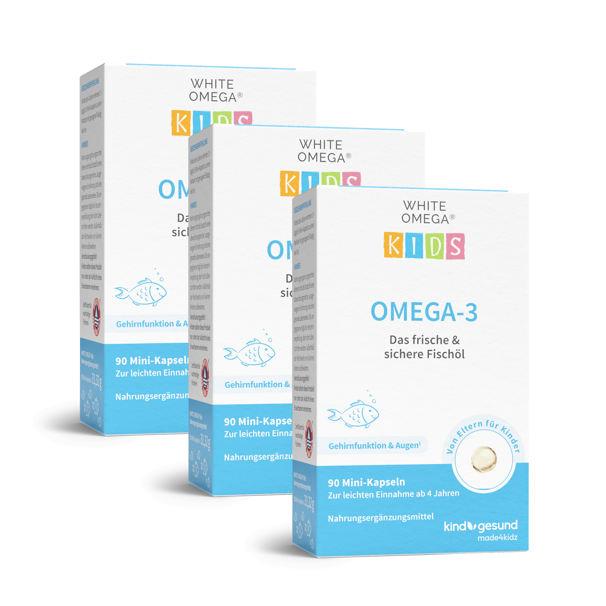 Omega - 3 für Kinder - WHITE OMEGA Kids - Cellavent Healthcare
