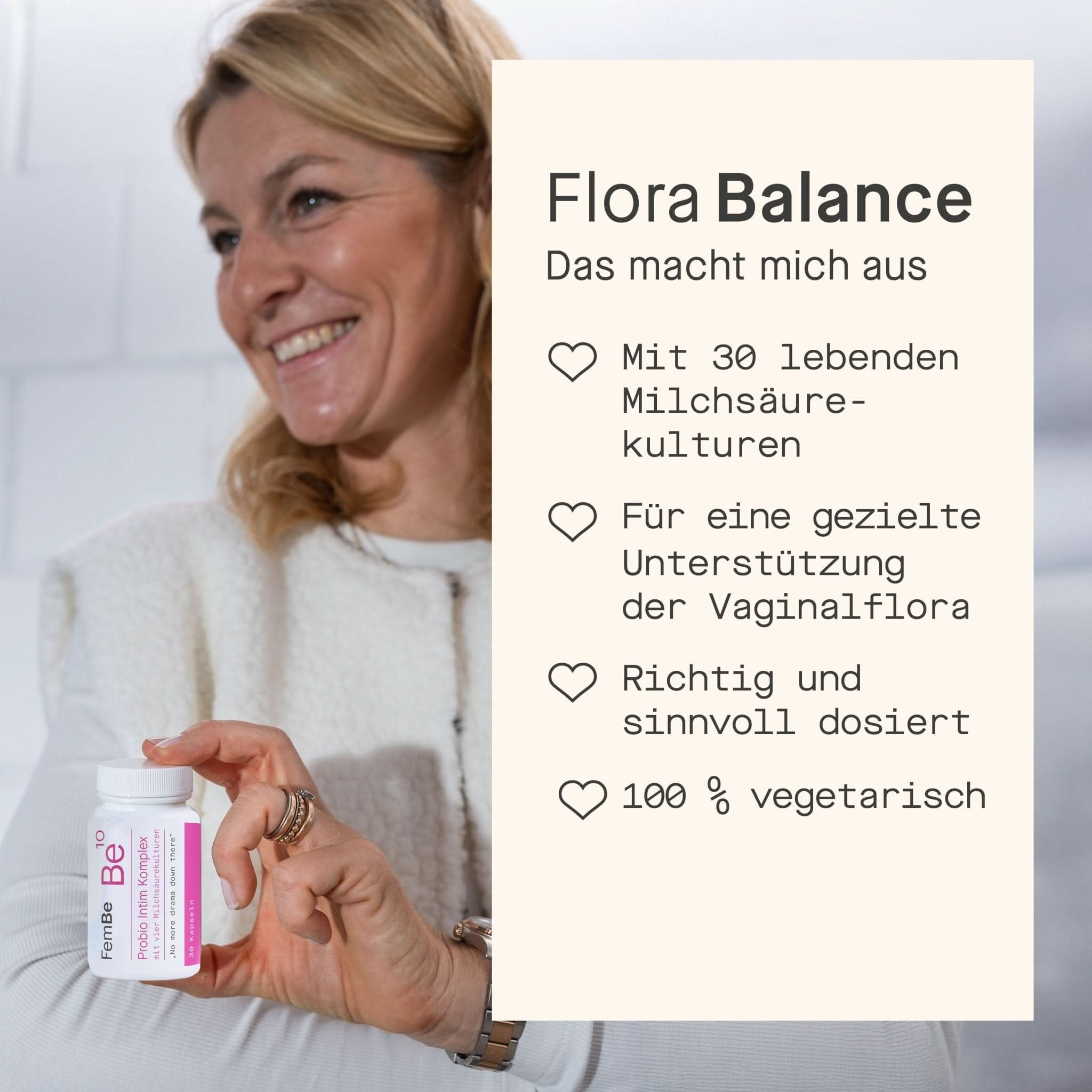 Probio Intim Kapseln für die Vaginalflora - Be10 FemBe - Cellavent Healthcare