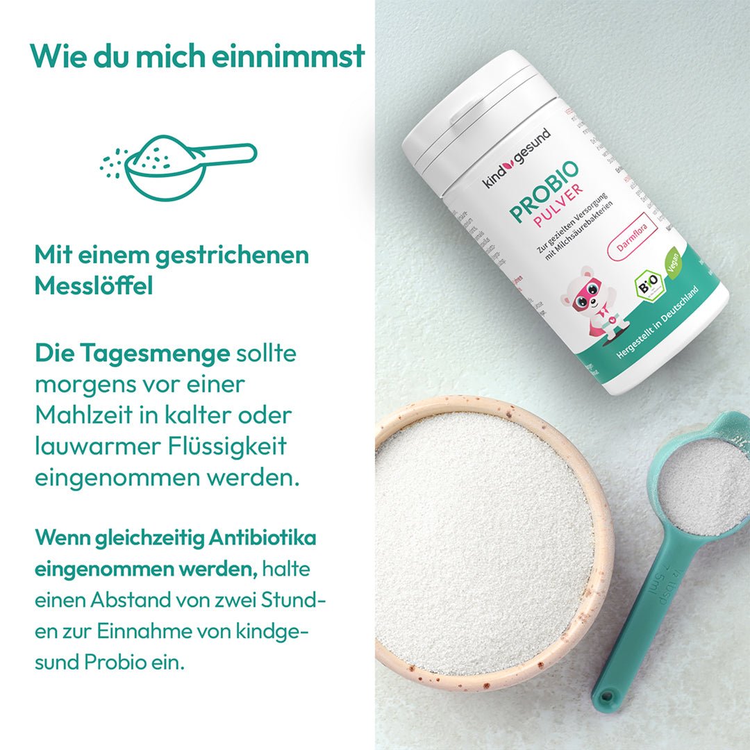Probio Kids – Probiotisches Pulver für Kinder zur Unterstützung der Darmflora & Immunsystem - Cellavent Healthcare