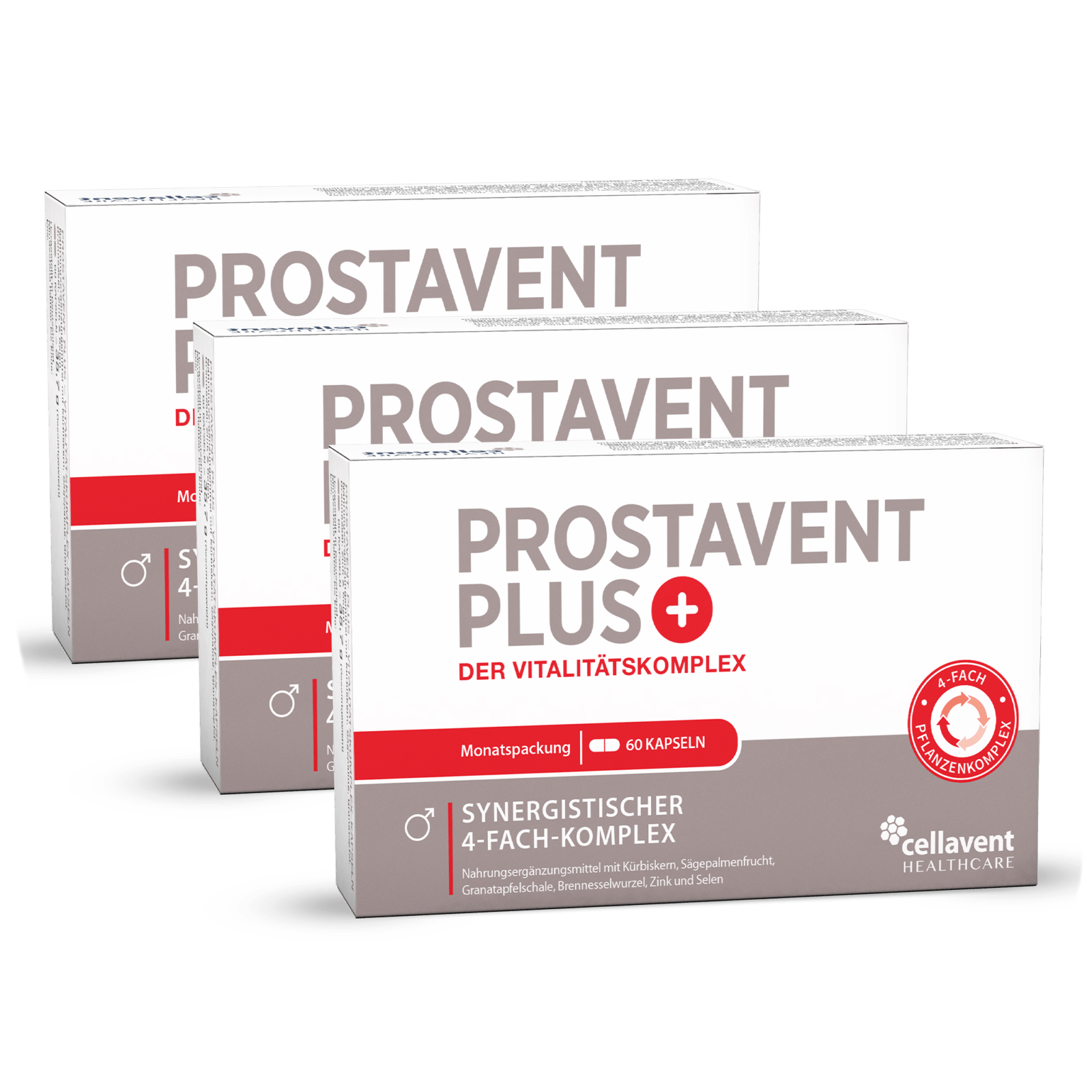 Prostata Komplex Kapseln - Prostavent PLUS - Cellavent Healthcare