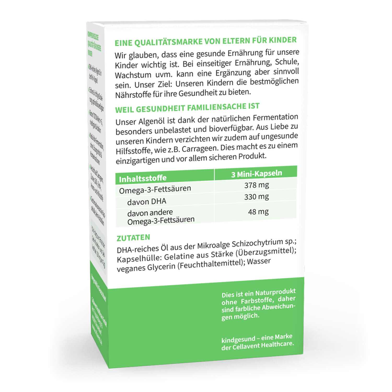 Schulstart Must - Haves vegan - Cellavent Healthcare