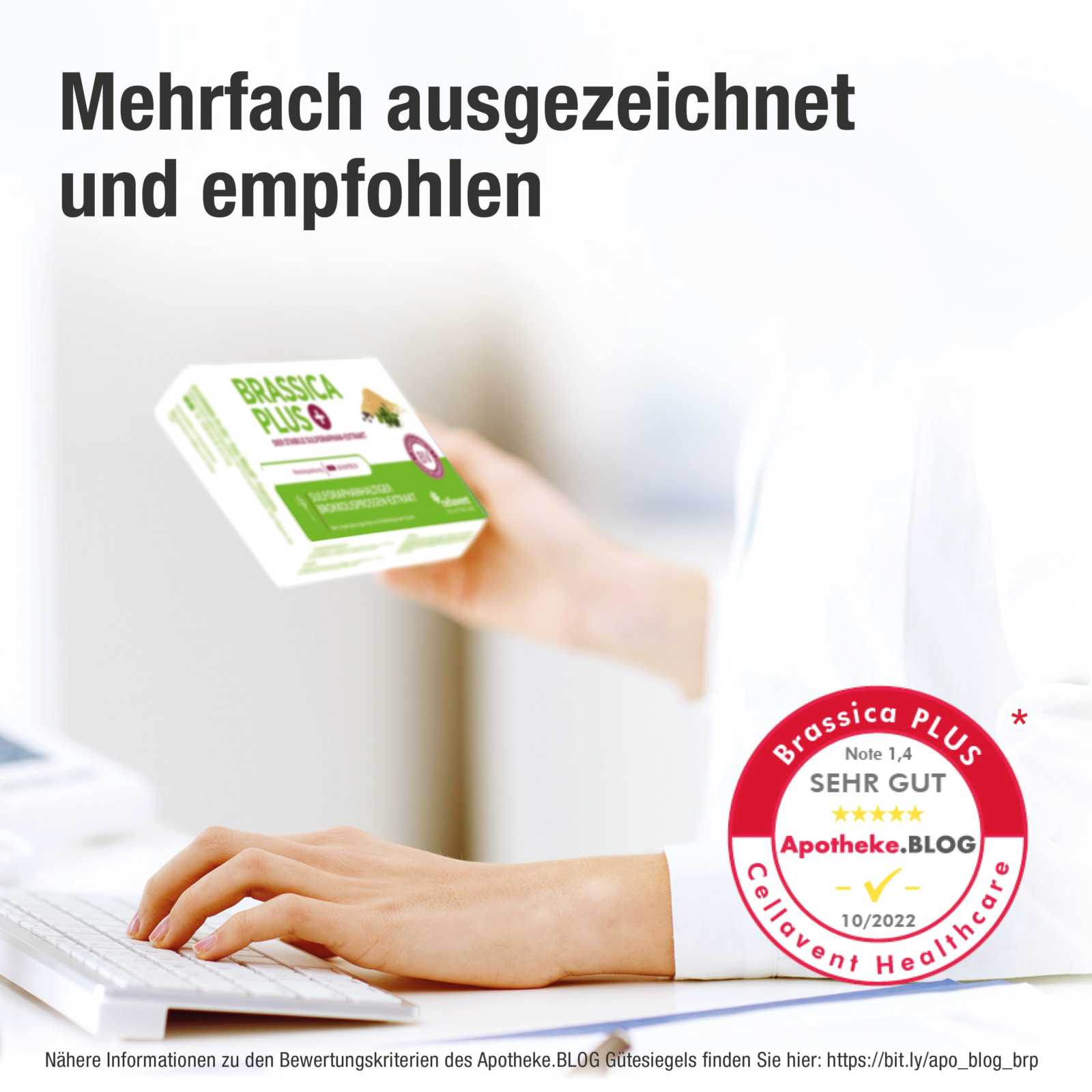 Sulforaphan Brokkoli Kapseln - Brassica PLUS - Cellavent Healthcare