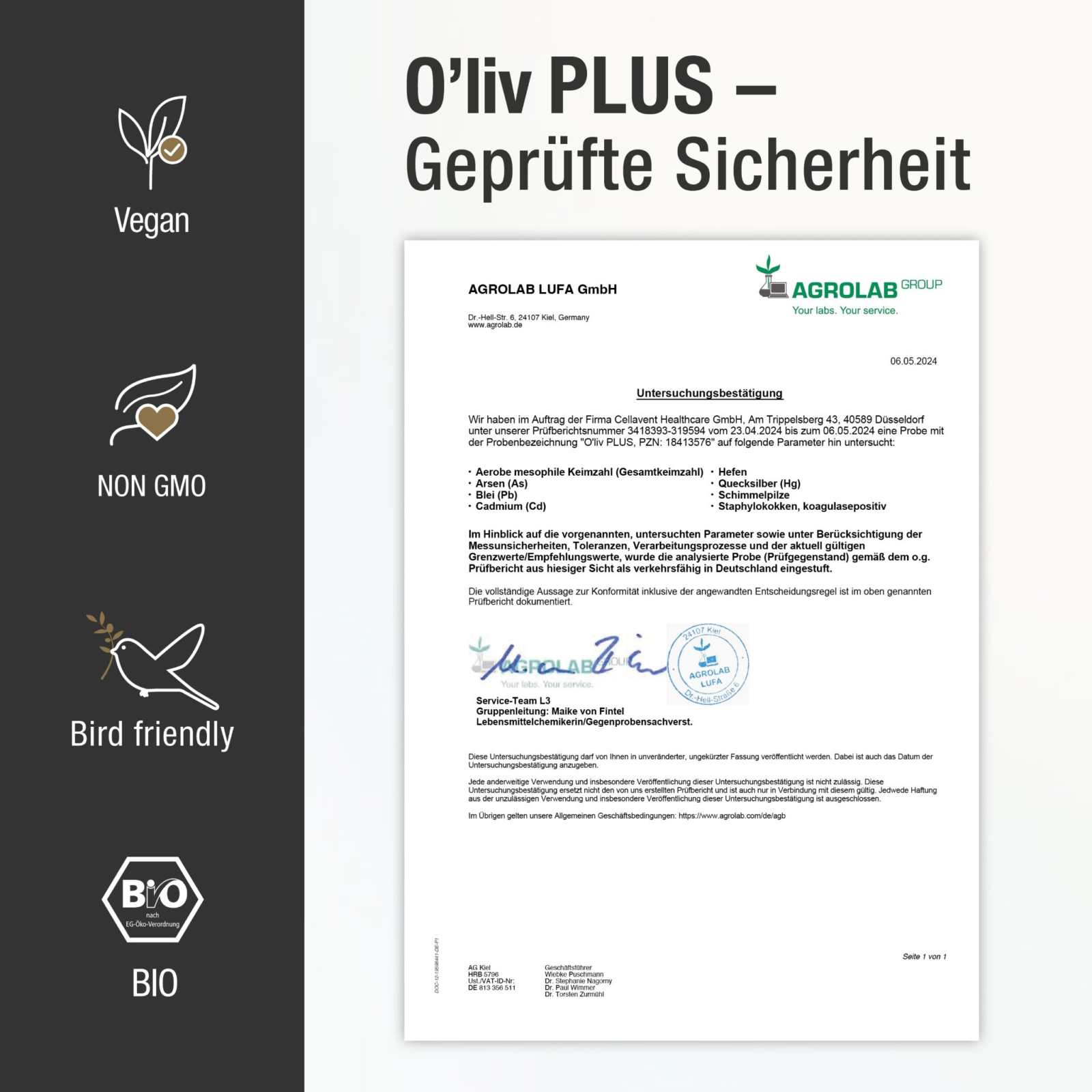 Ultra High Phenolic Olivenöl - O'Liv PLUS - Cellavent Healthcare