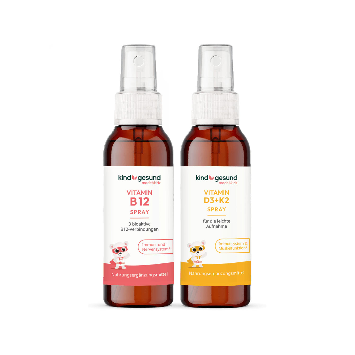 Vitamin B12 - & Vitamin D3+K2 - Spray Bundle - Cellavent Healthcare