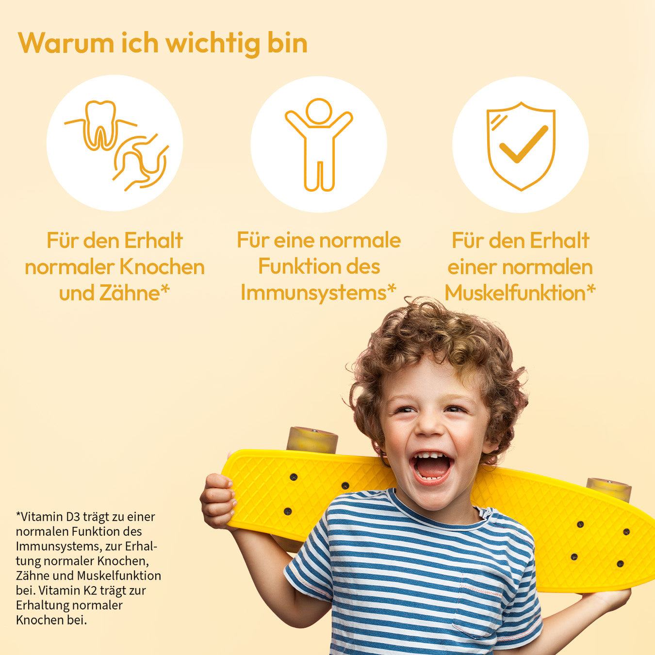 Vitamin D3+K2 Tropfen für Kinder - Cellavent Healthcare