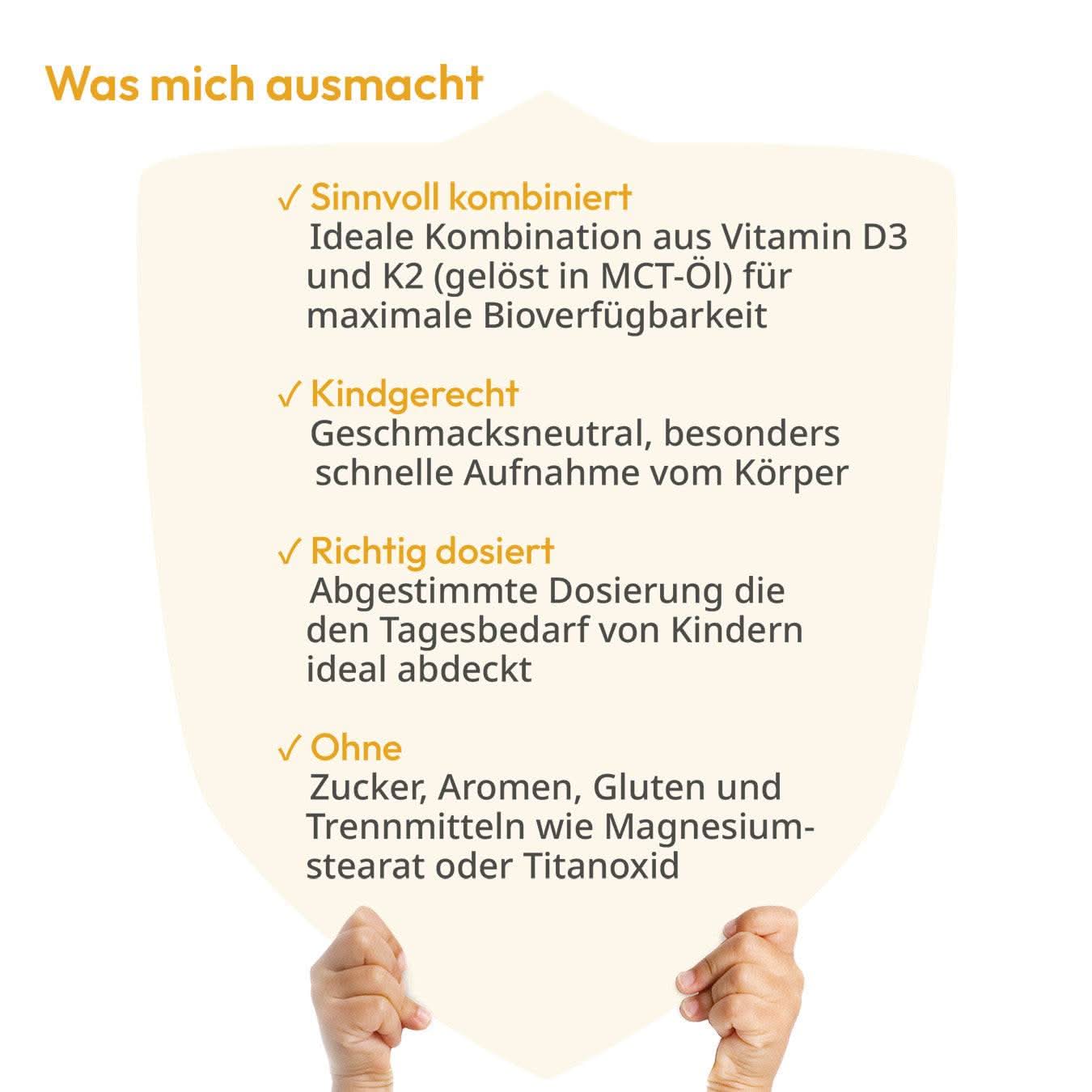 Vitamin D3+K2 Tropfen für Kinder - Cellavent Healthcare