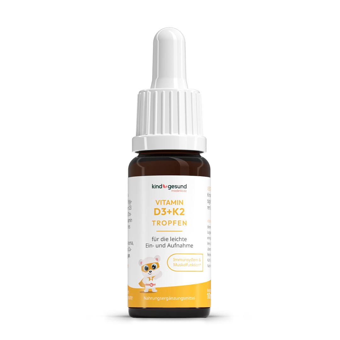 Vitamin D3+K2 Tropfen für Kinder - Cellavent Healthcare
