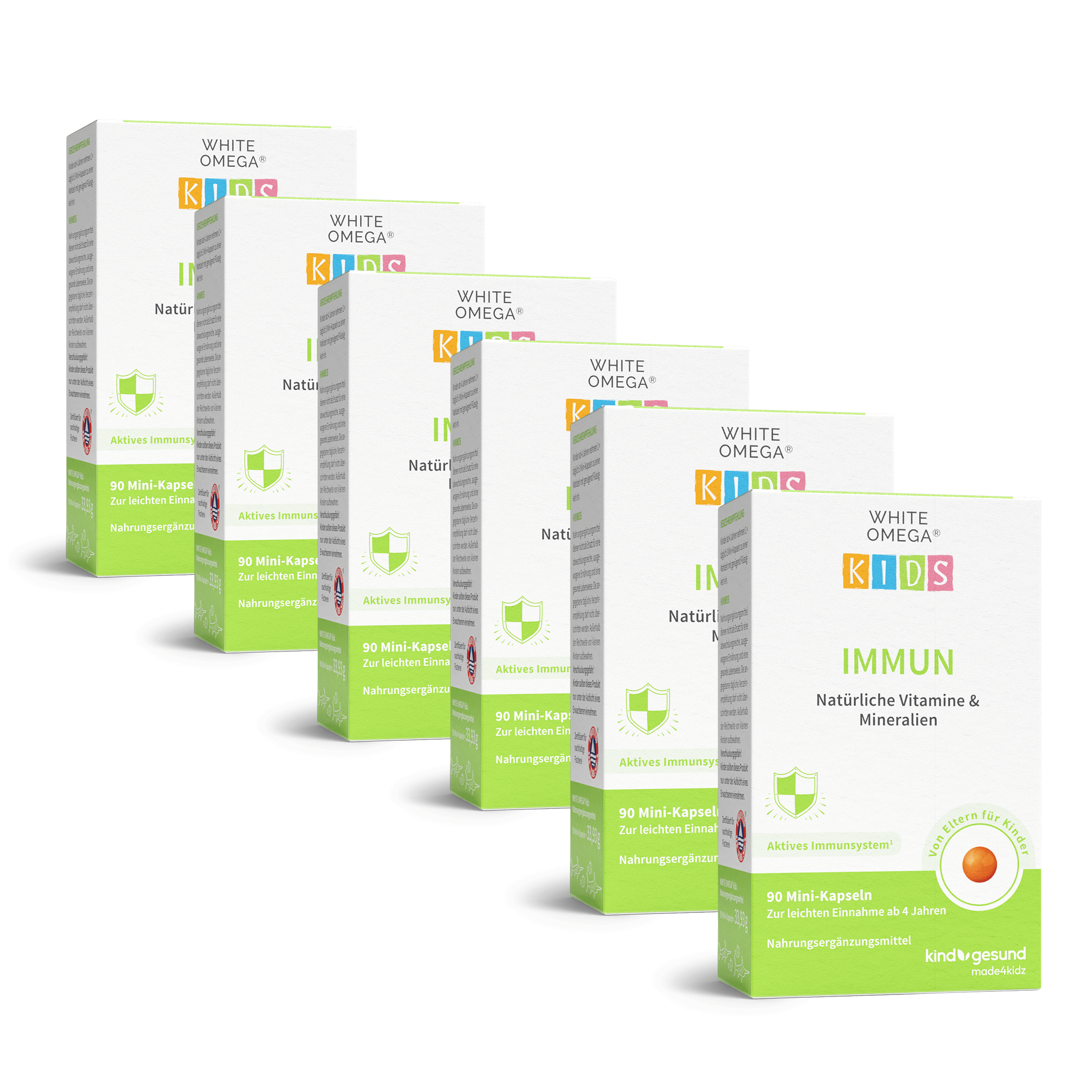 Vitamine für Kinder Immunsystem - WHITE OMEGA® Kids Immun - Cellavent Healthcare