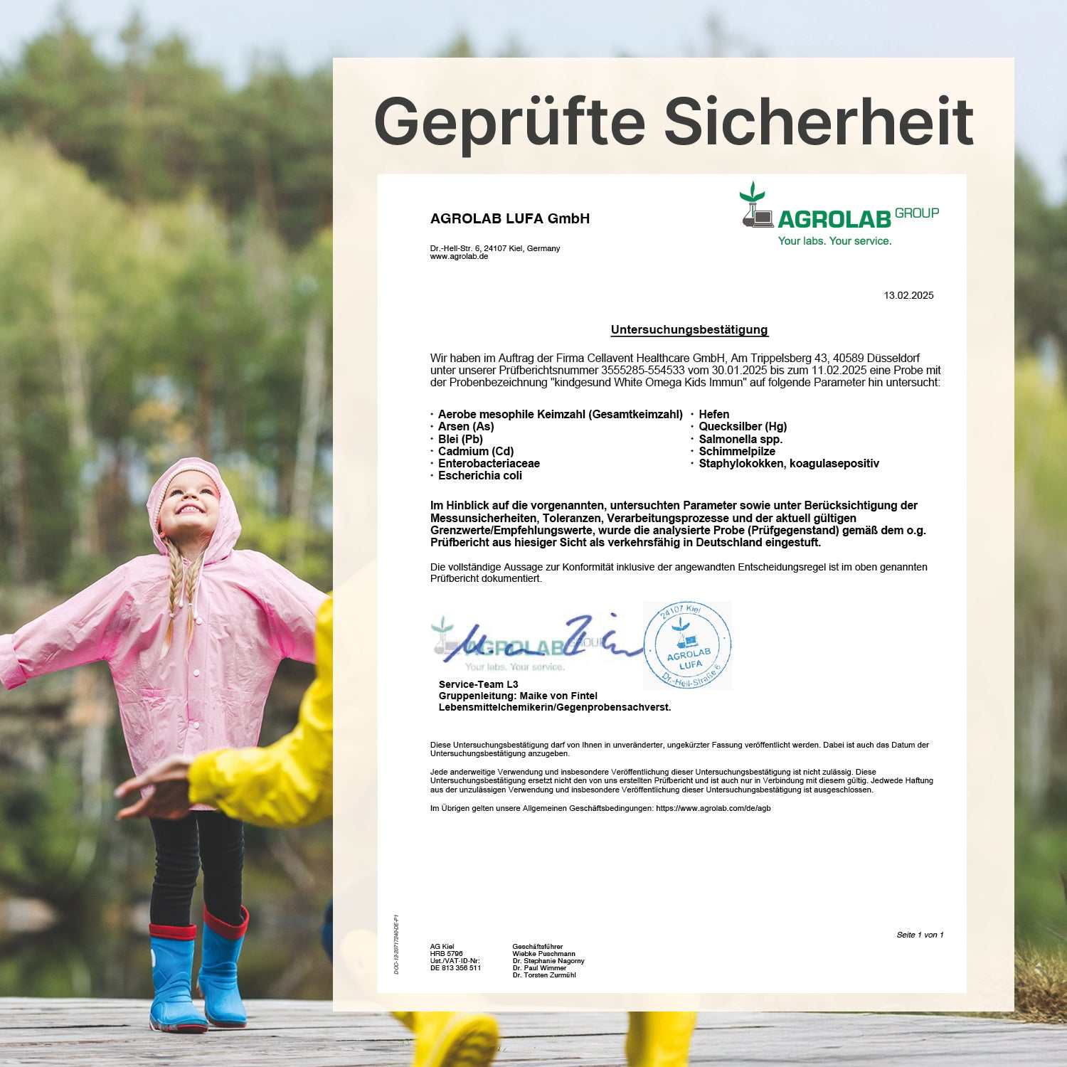 Vitamine für Kinder Immunsystem - WHITE OMEGA® Kids Immun - Cellavent Healthcare