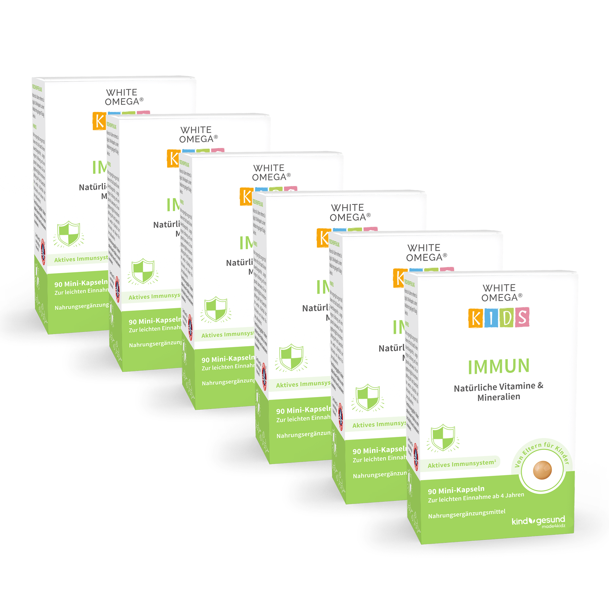 Vitamine für Kinder Immunsystem - WHITE OMEGA® Kids Immun - Cellavent Healthcare