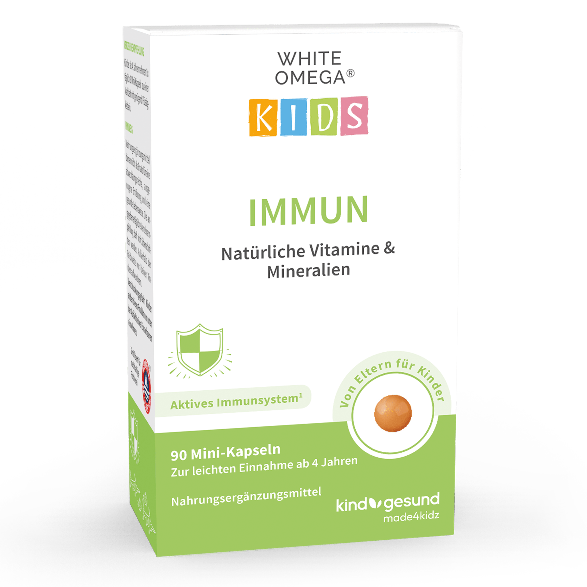 Vitamine für Kinder Immunsystem - WHITE OMEGA® Kids Immun - Cellavent Healthcare